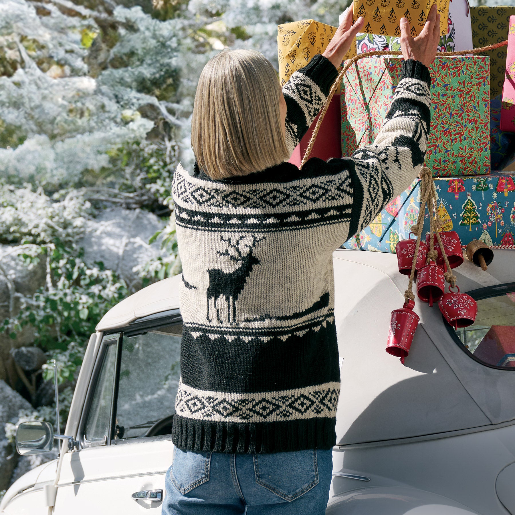 Woodland Stag Cardigan | Sundance Outlet