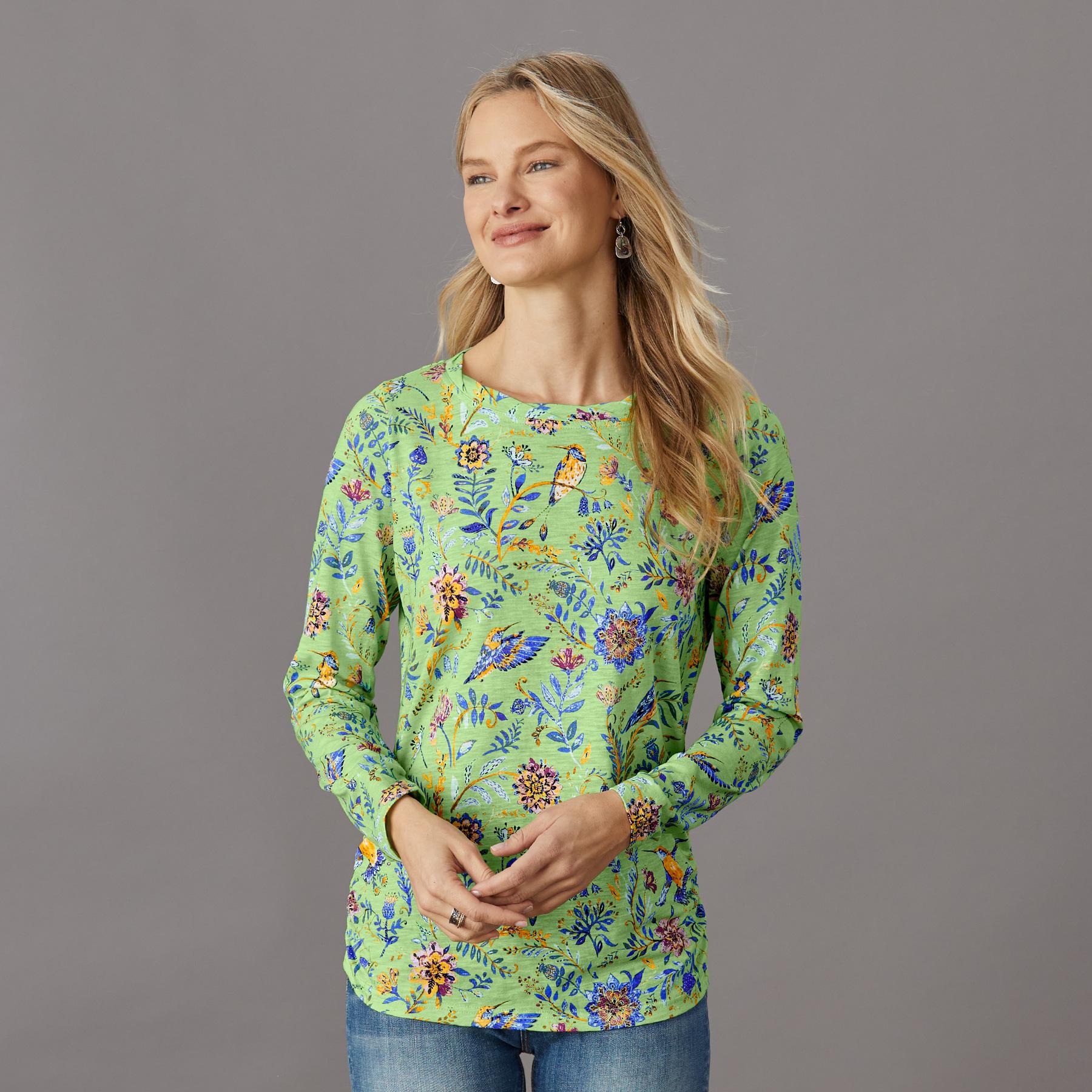 Floral Symphony Tee, Petite