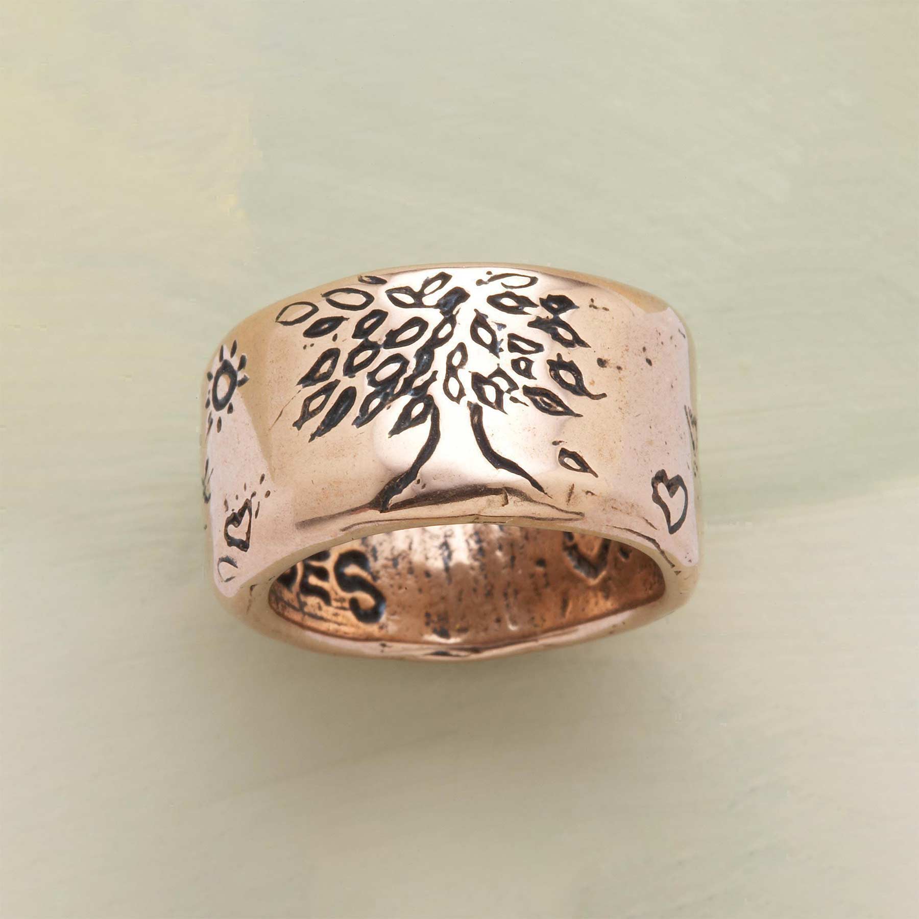 Rose Gold Strength Ring - Sundance Catalog