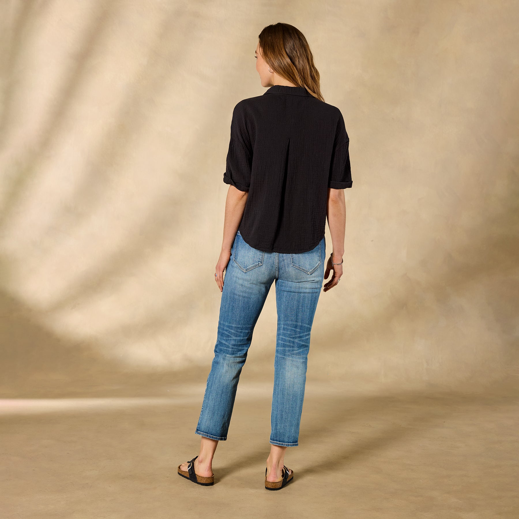 Mona Gauze Camp Shirt