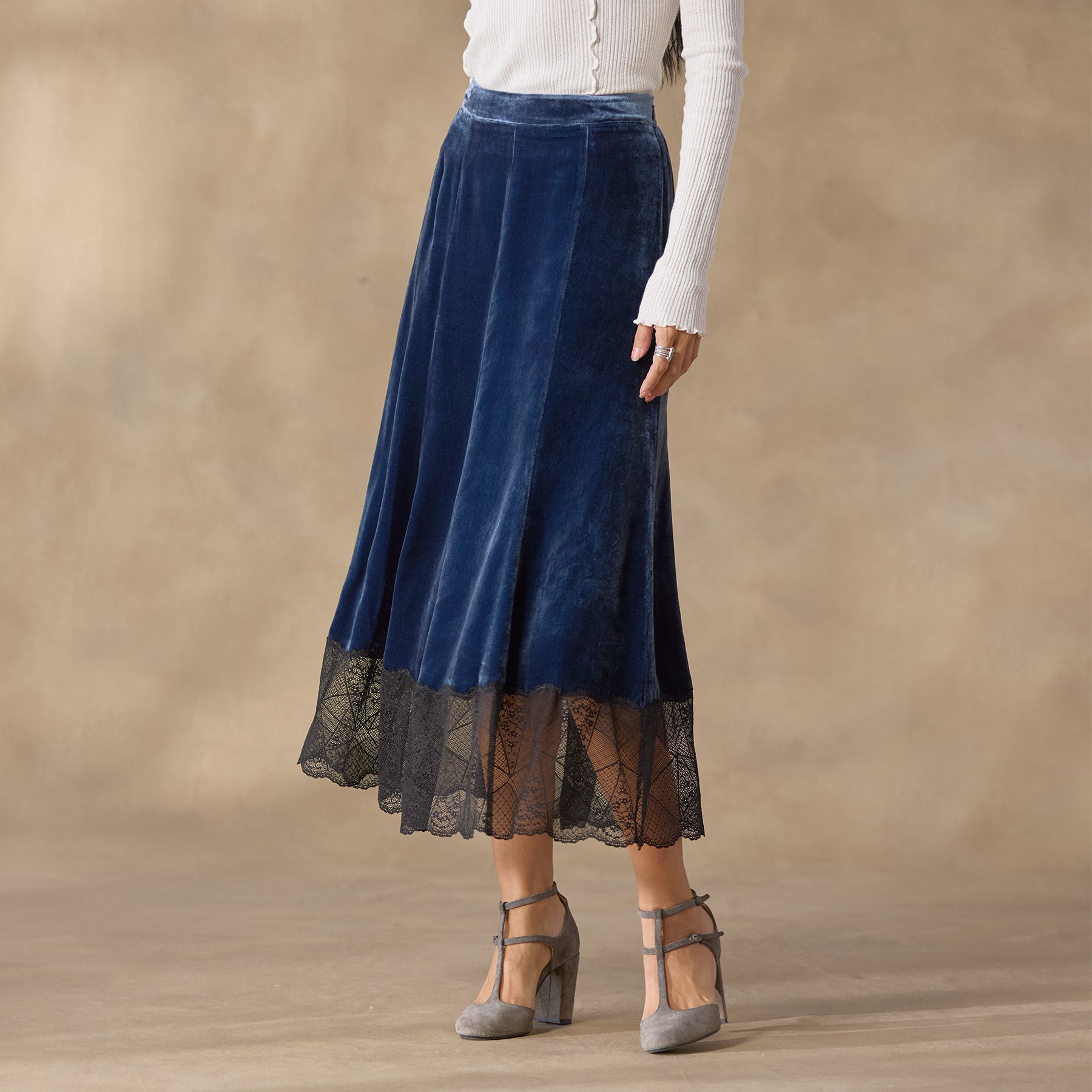 Velvet Evenings Skirt, Petite | Sundance Outlet