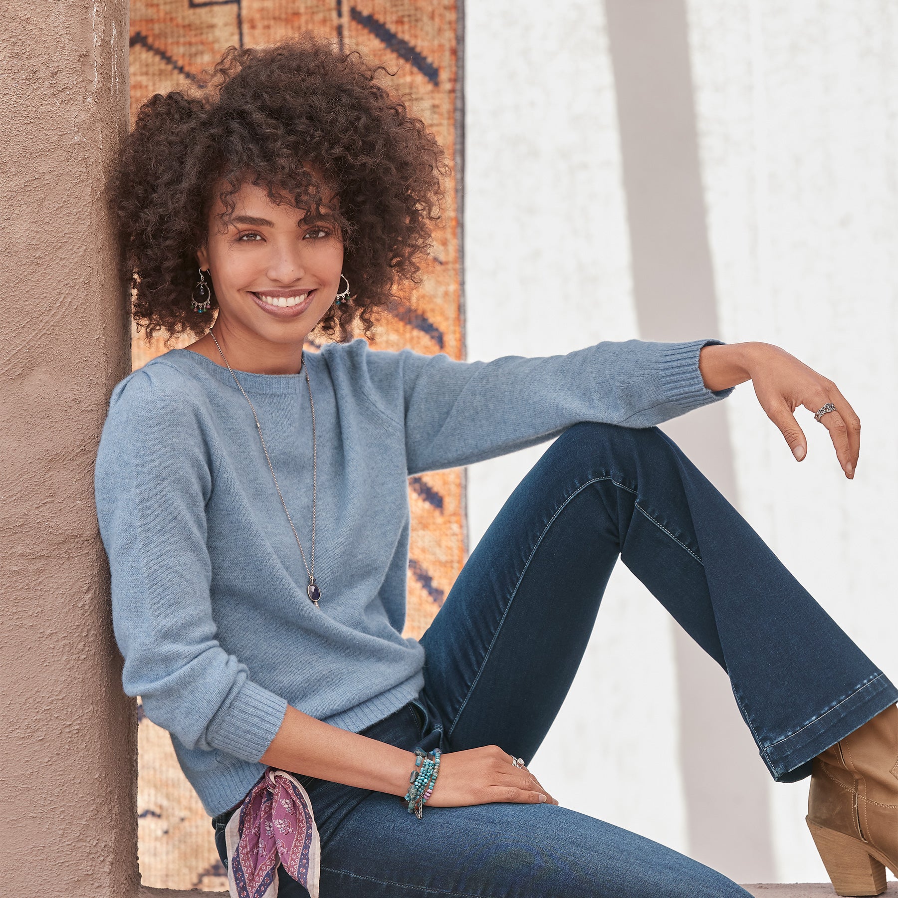 Stephany Cashmere Sweater, Petite | Sundance Outlet