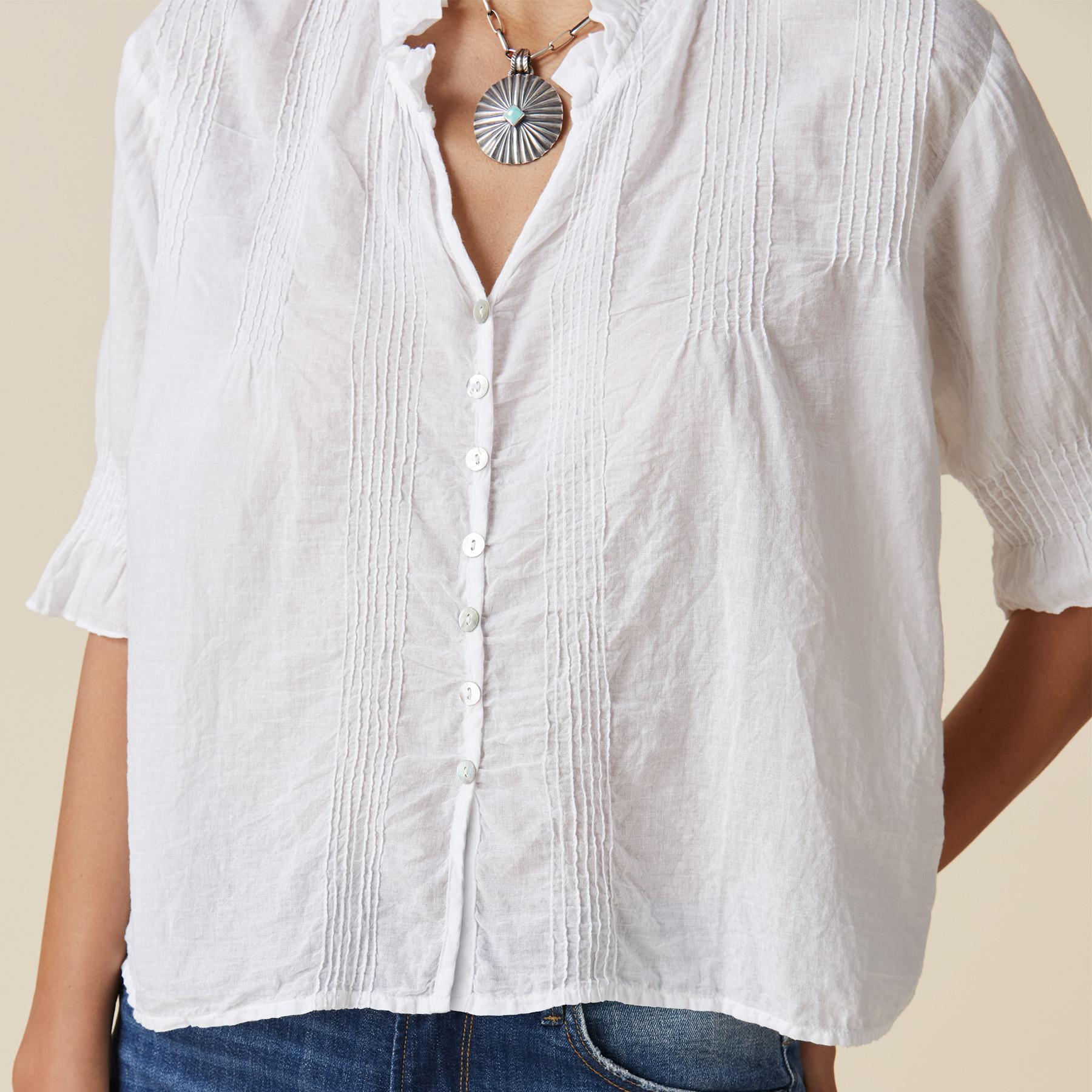 Sofia Pintuck Shirt | Sundance Outlet