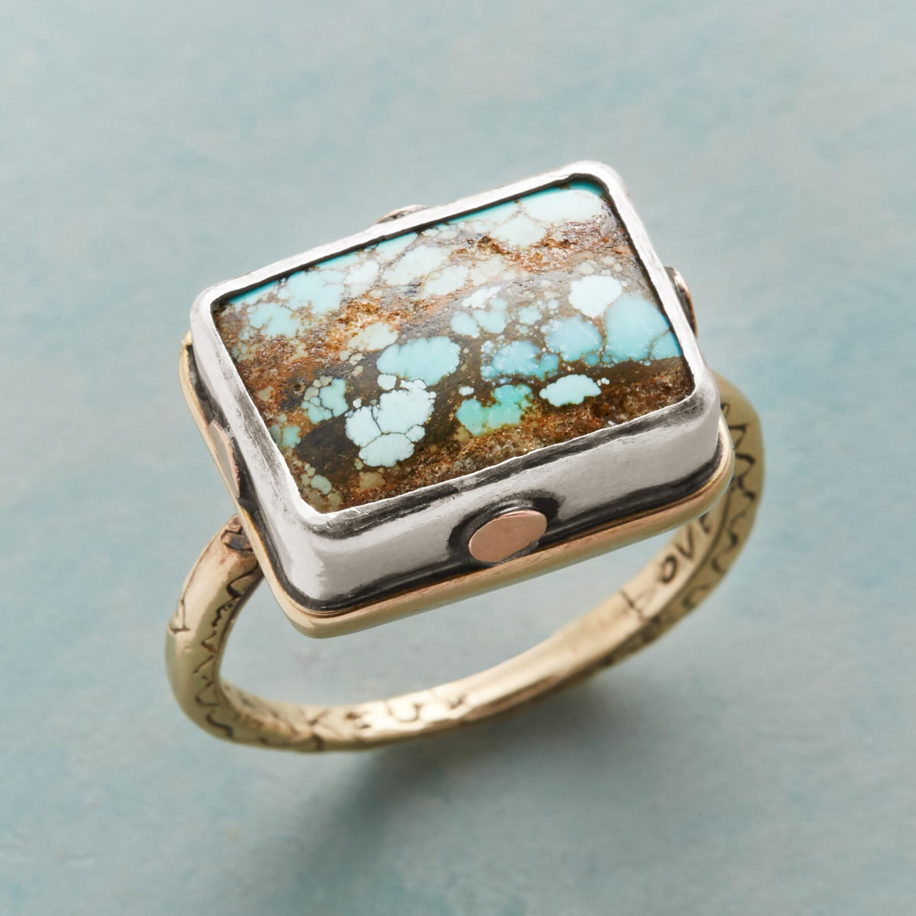 Riveting Turquoise Ring - Sundance Catalog