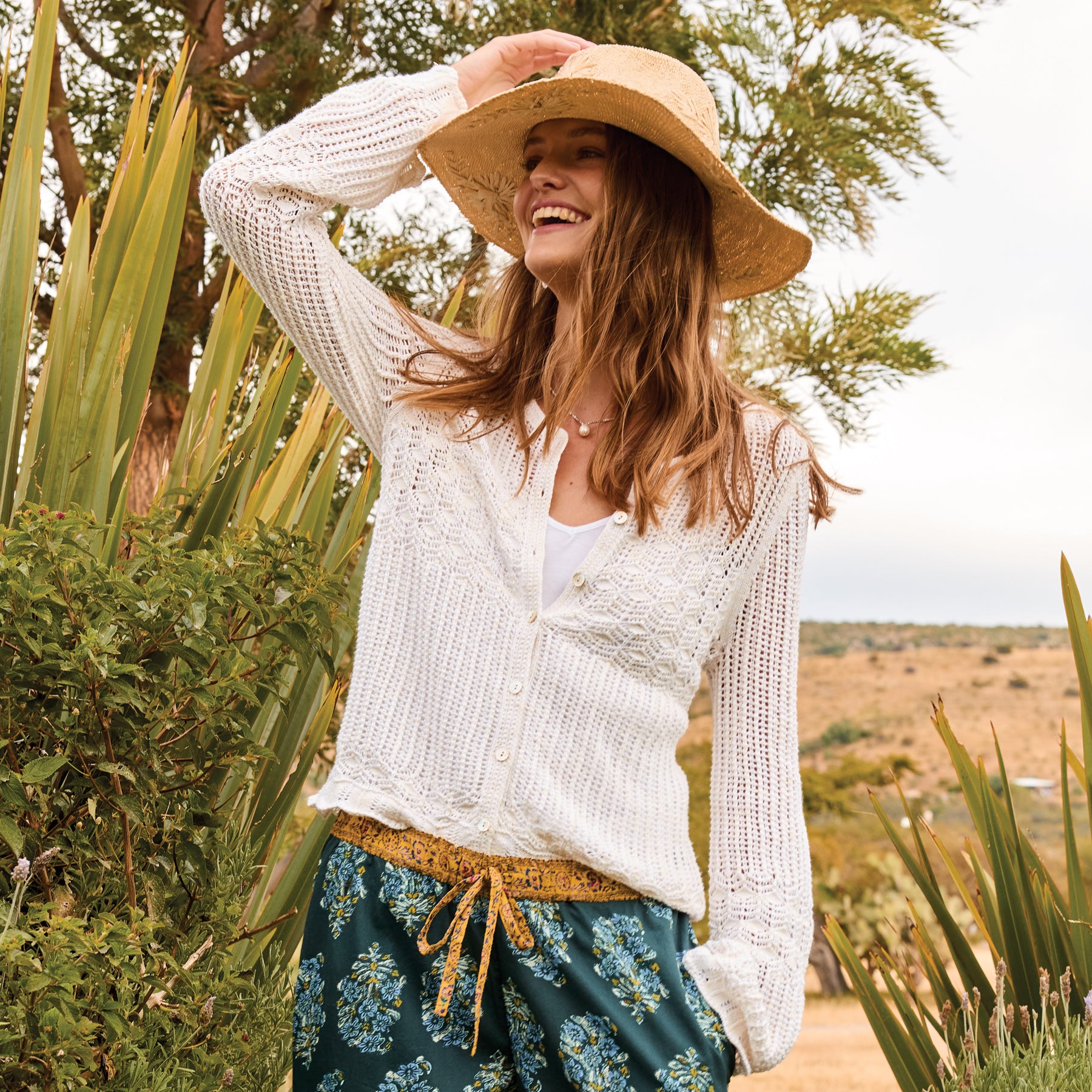 Cassatt Pointelle Cardigan, Petite