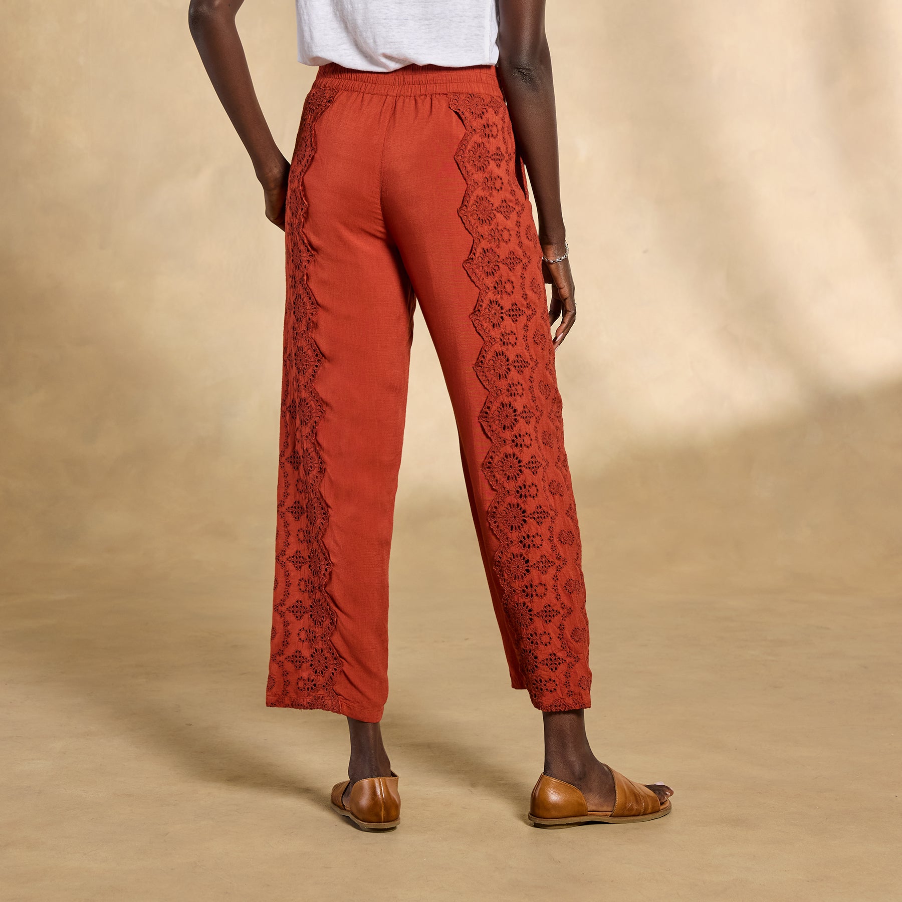 Suvi Eyelet Pants | Sundance Outlet