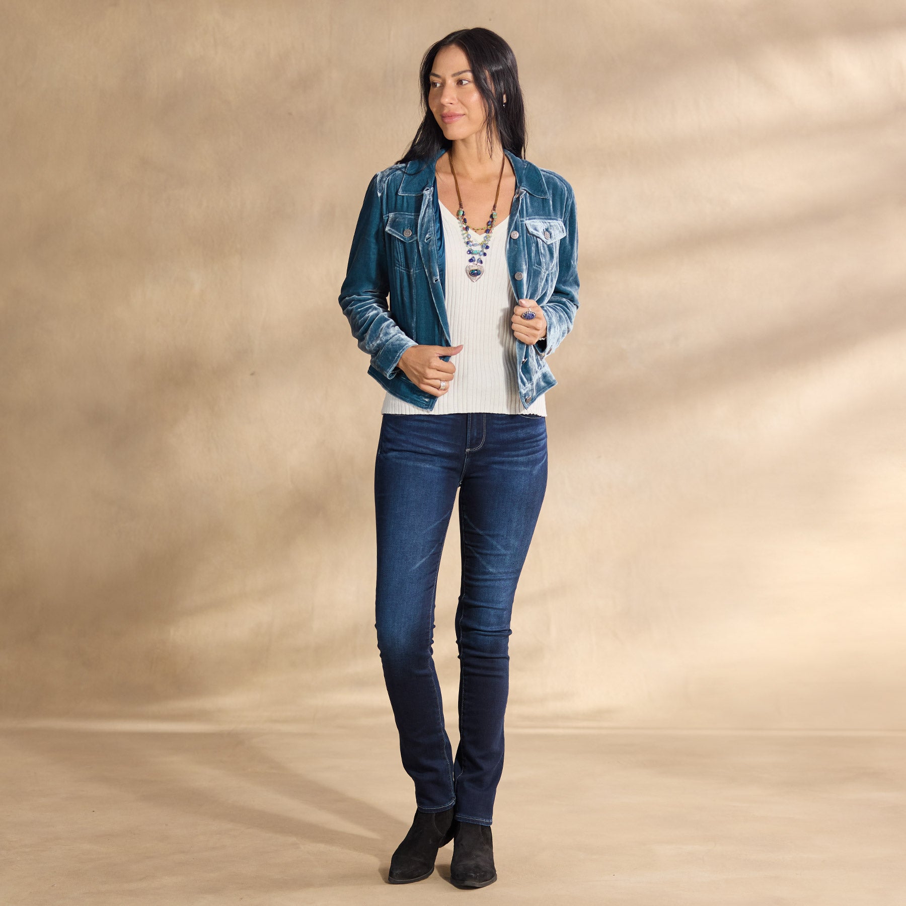 Wren II Velvet Jacket, Petite | Sundance Outlet