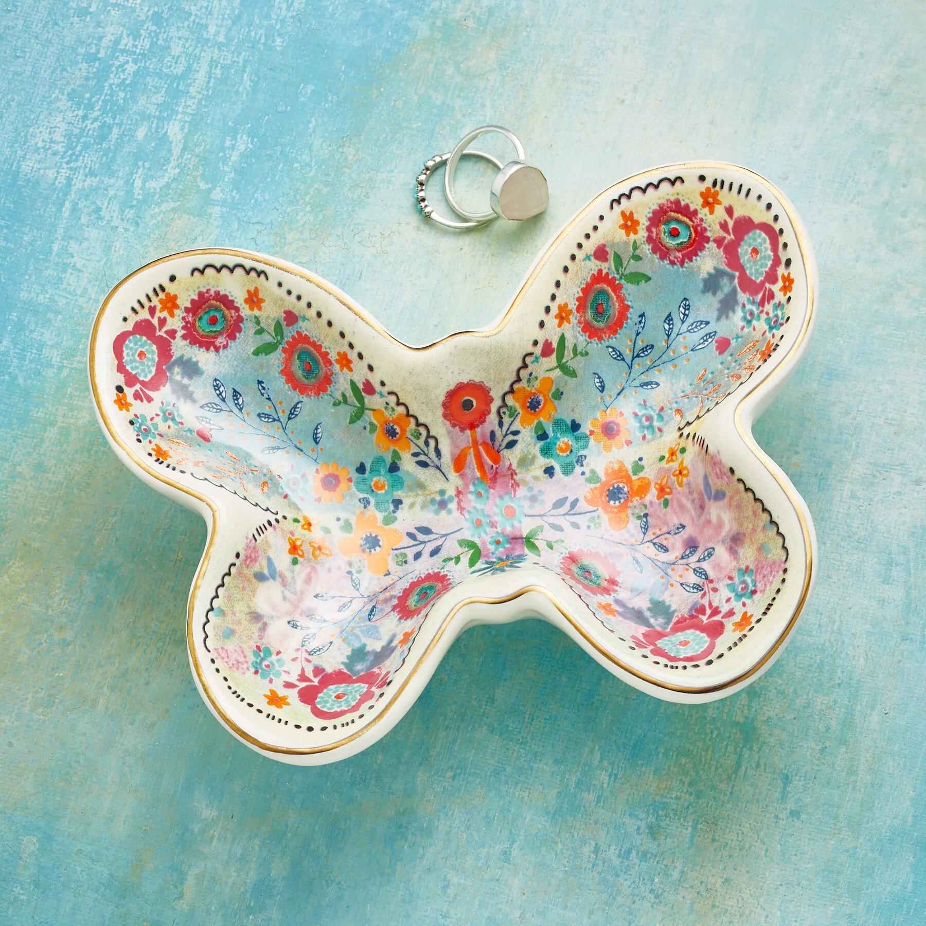 Spring Jardin Butterfly Dish | Sundance Outlet