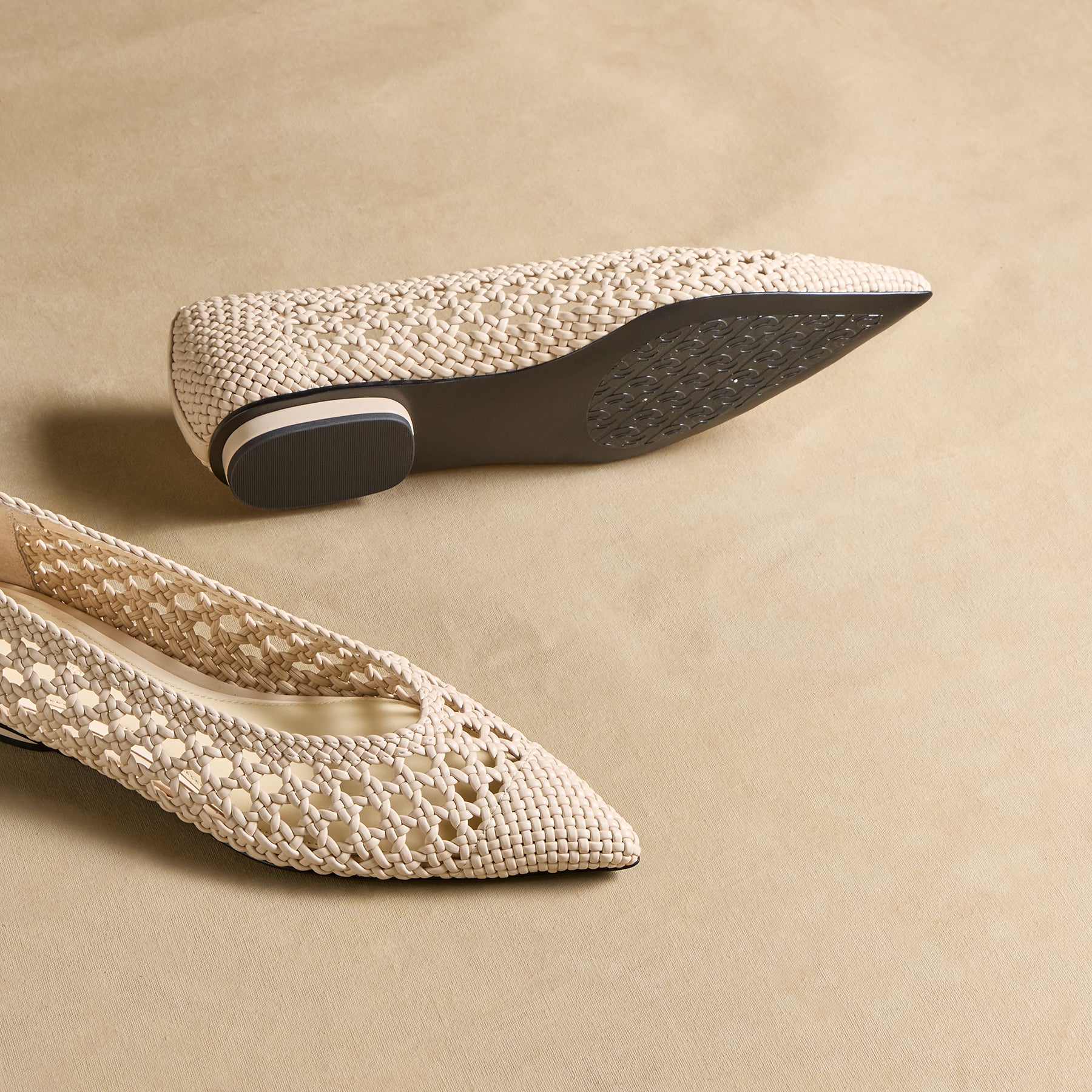 Mezzanine Crocheted Flats