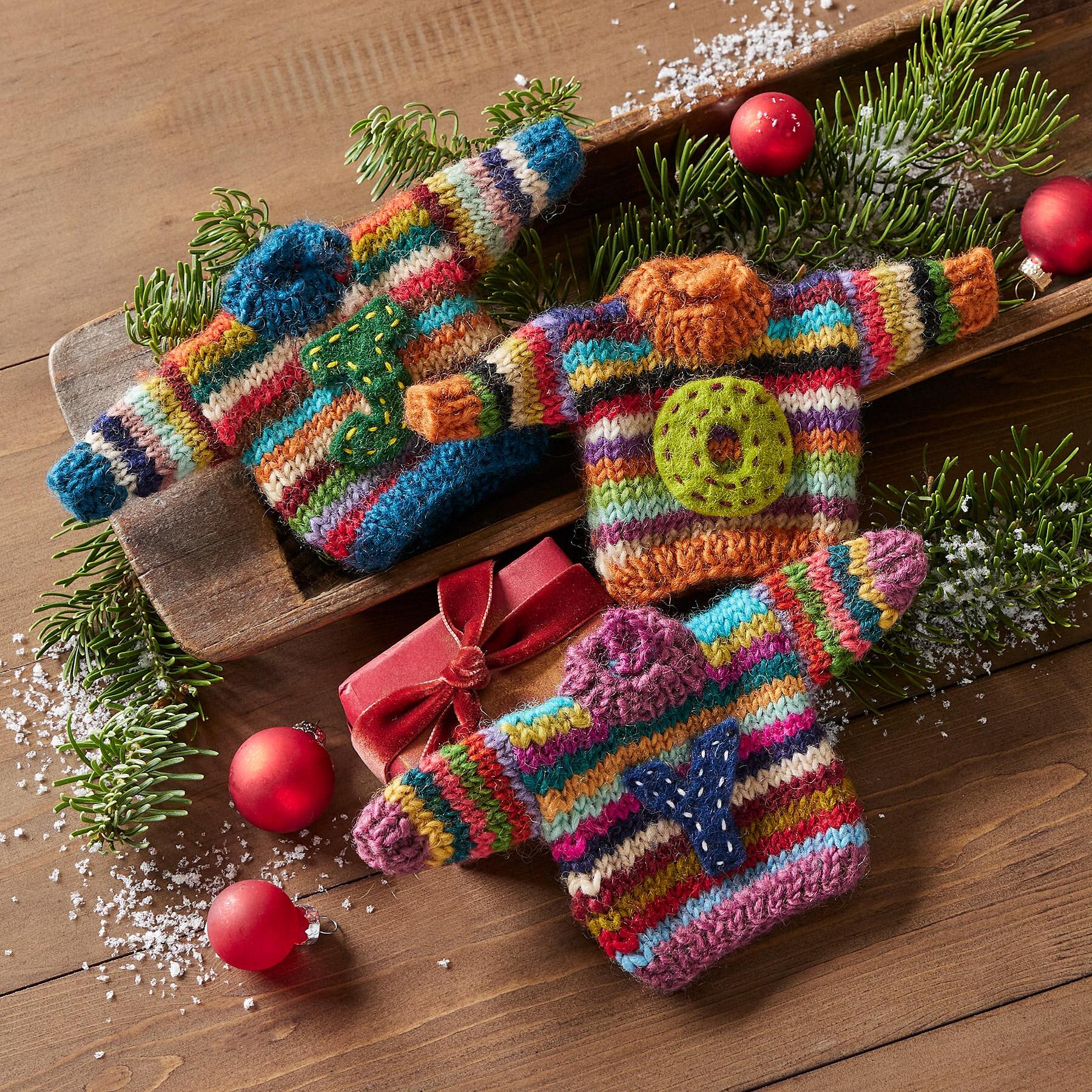 Striped Initial Sweater Ornament | Sundance Outlet