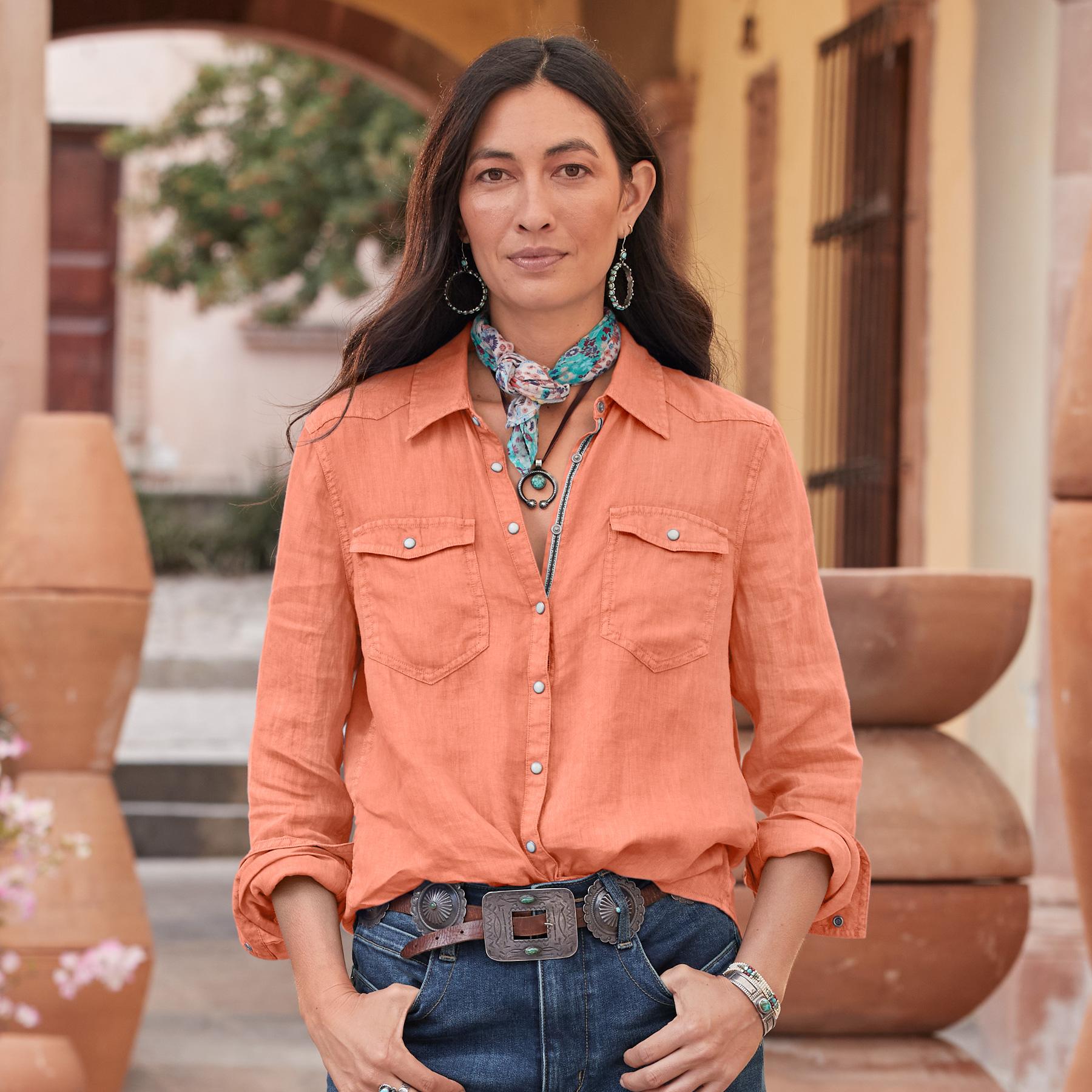 Willow Linen Shirt - Petites | Sundance Outlet