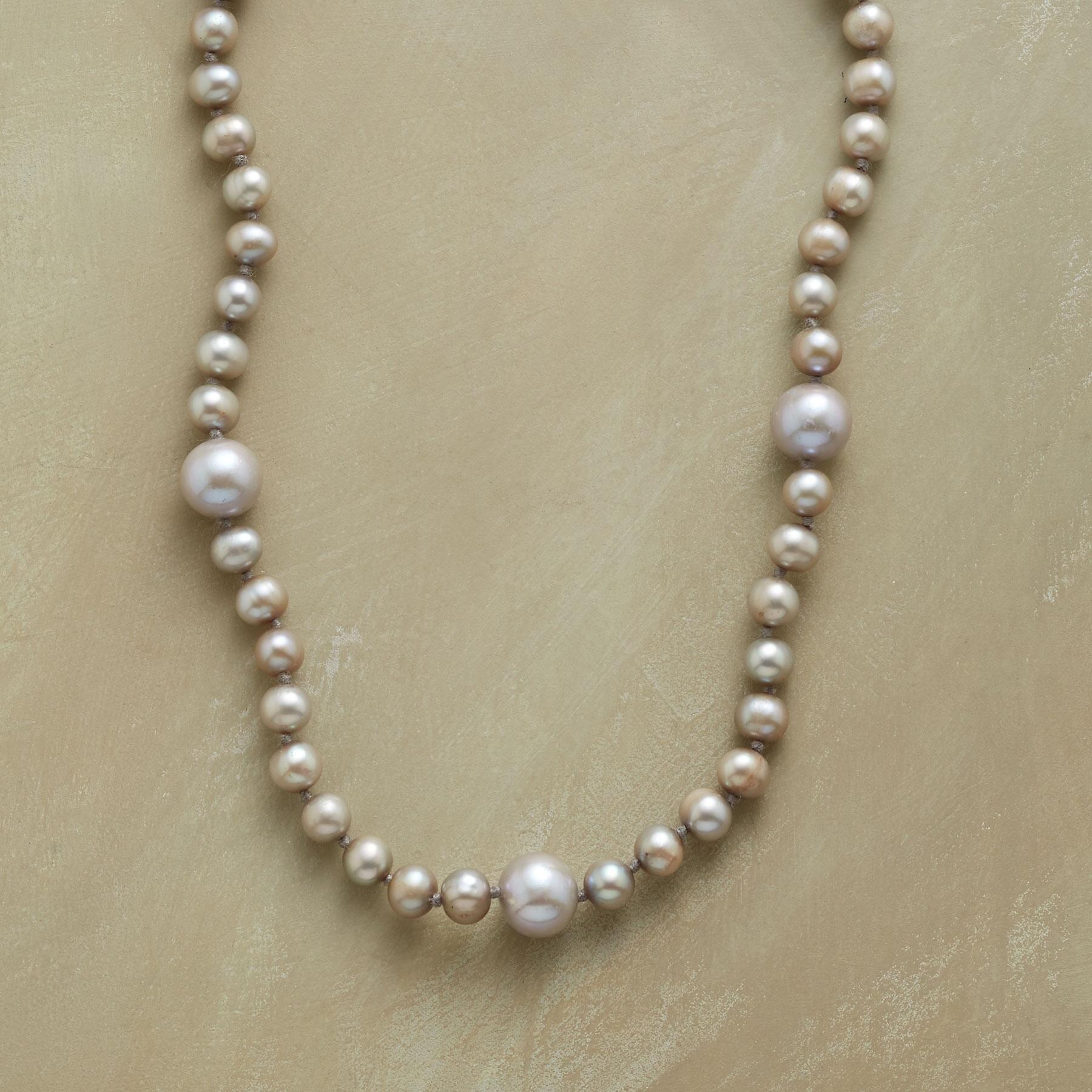 Silvery Satellite Pearl Necklace | Sundance Outlet
