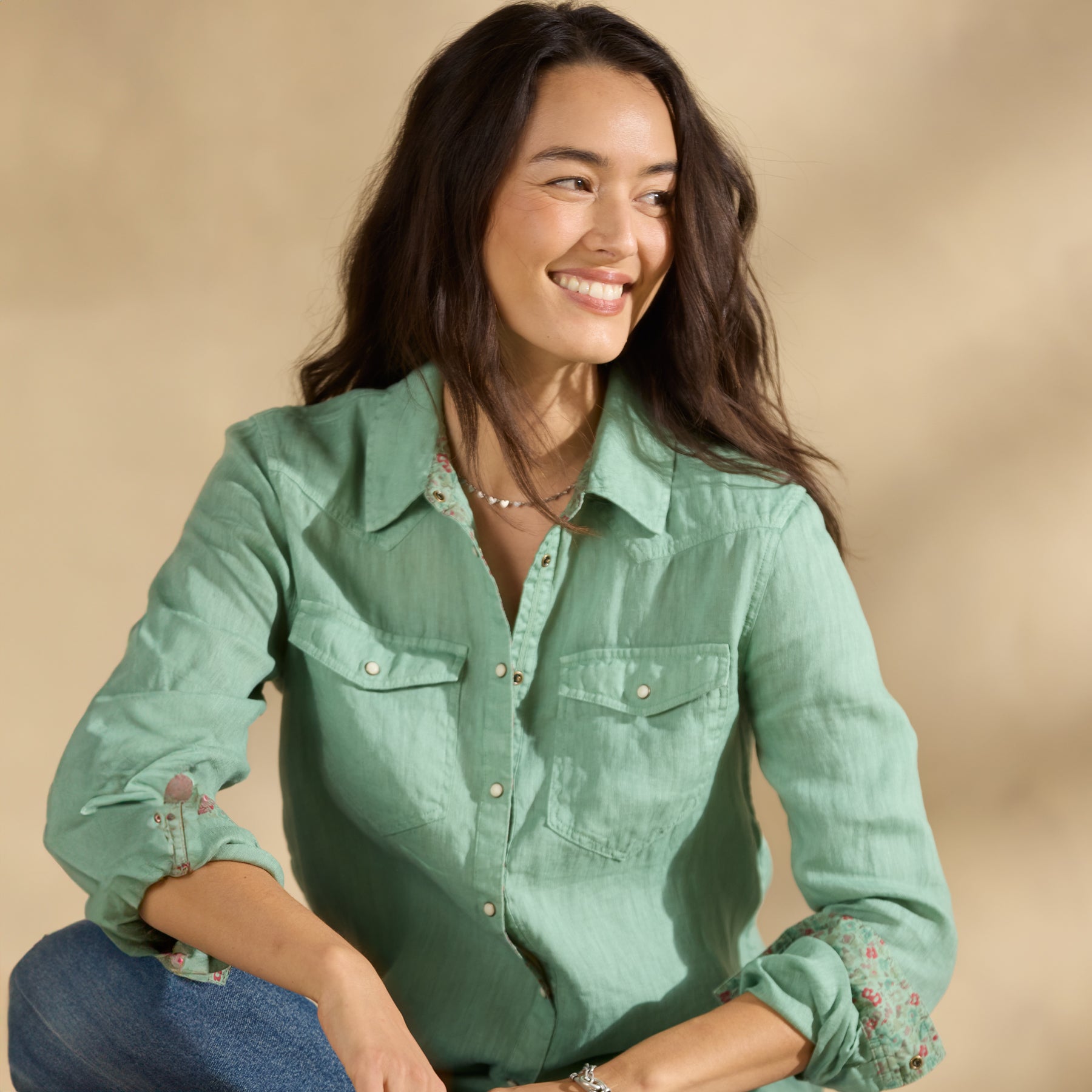 Willow Linen Shirt | Sundance Outlet