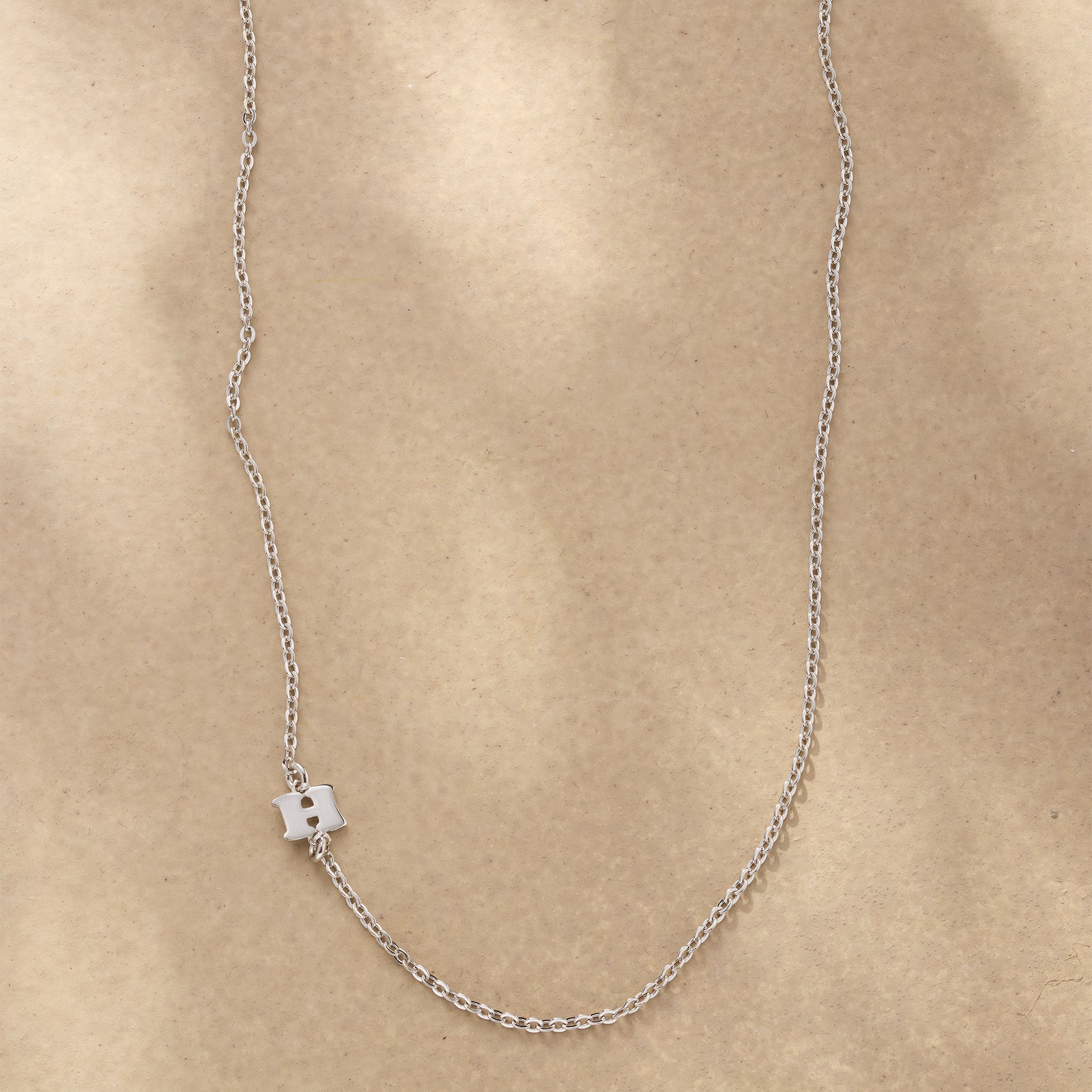 Silver Initial Spark Necklace | Sundance Outlet