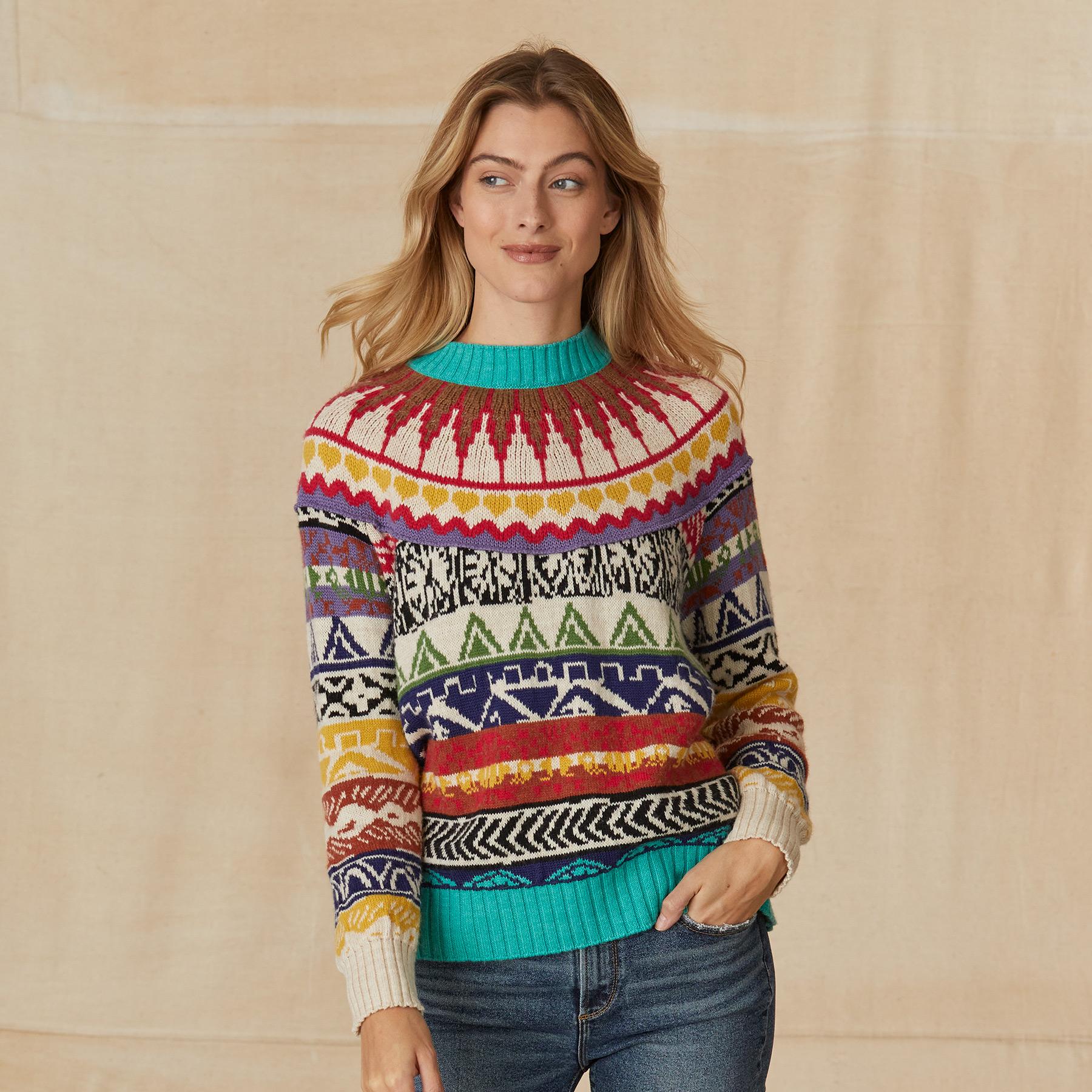 Zoe Fair Isle Sweater | Sundance Outlet