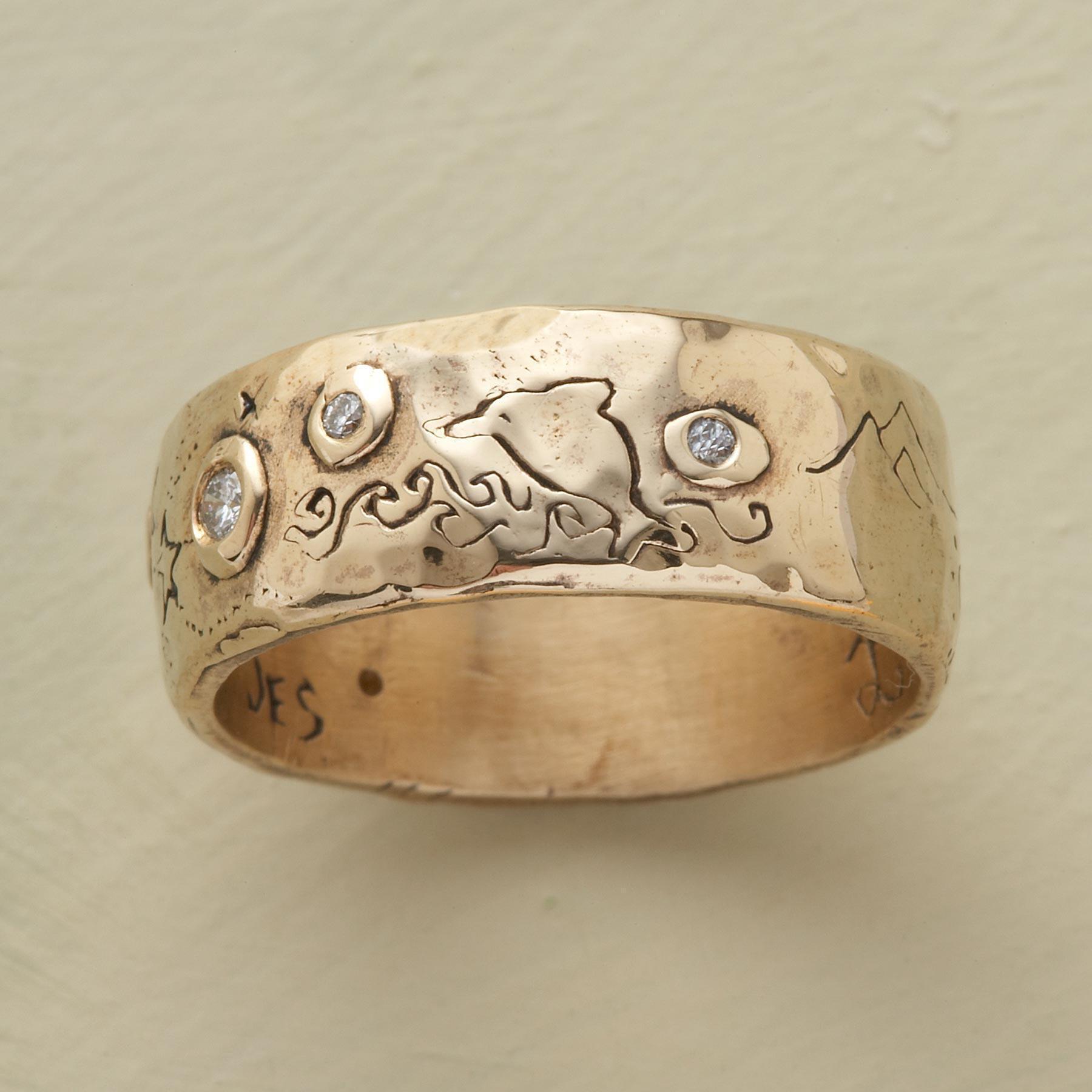 Yellow Gold Infinite Love Ring - Sundance Catalog
