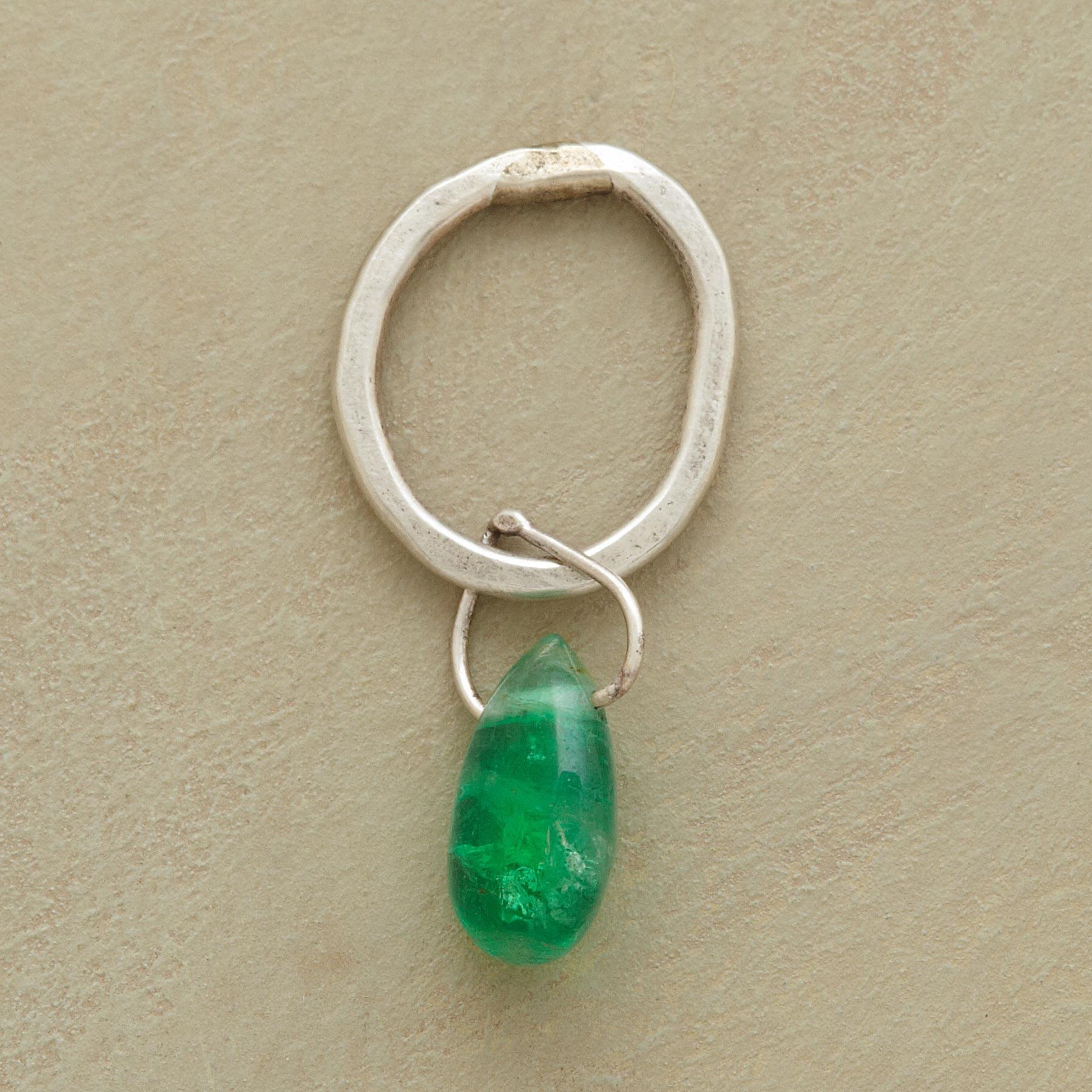 Faceted Birthstone Charms, Sterling Silver