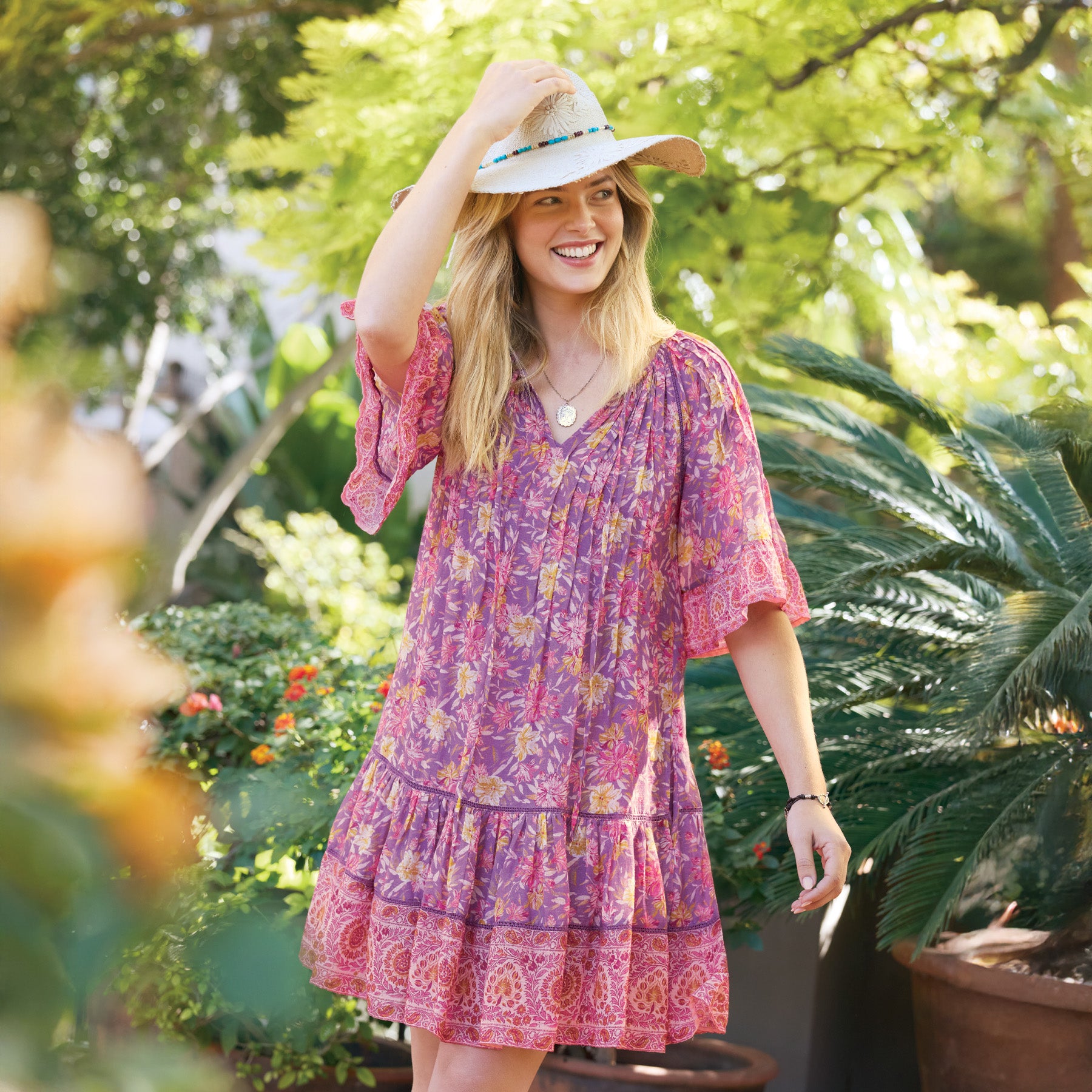 Aisha Printed Dress