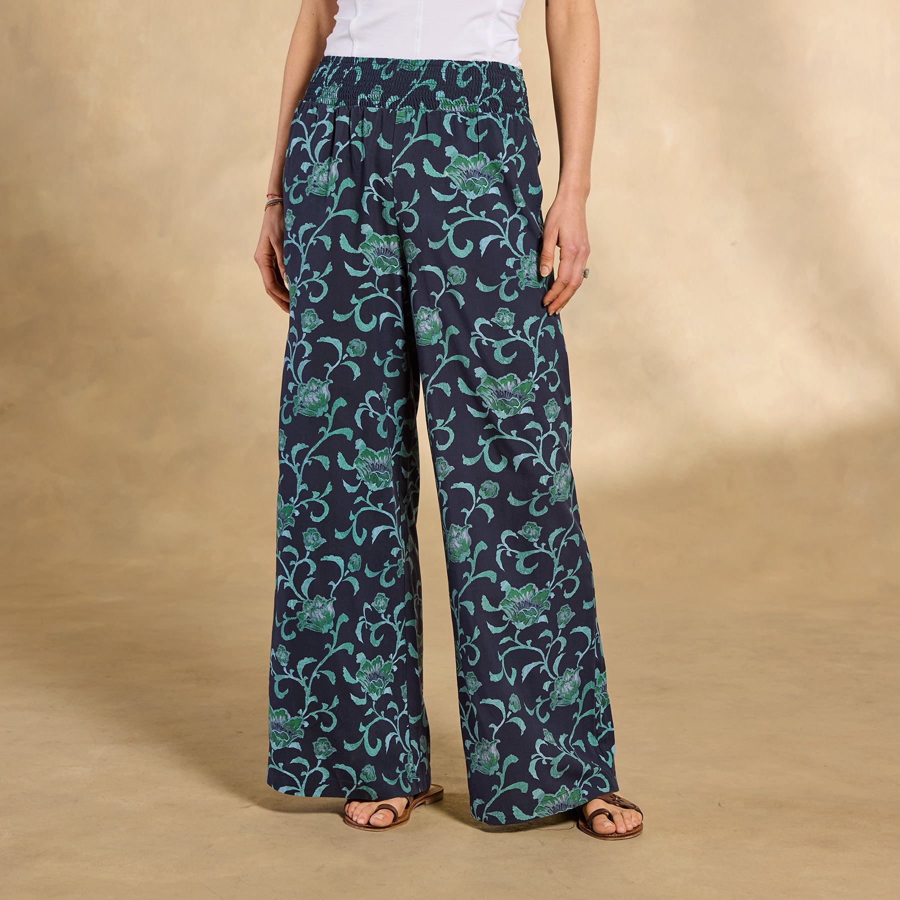 Himari Floral Pants, Petite