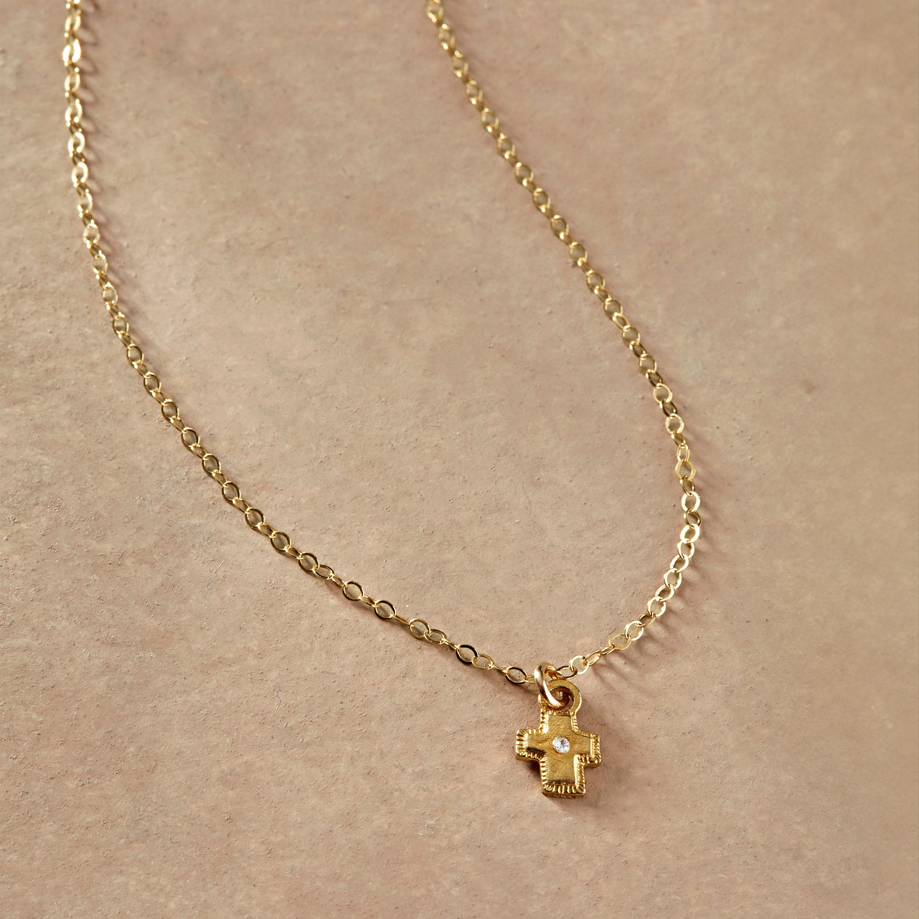 Gold Bright Faith Necklace