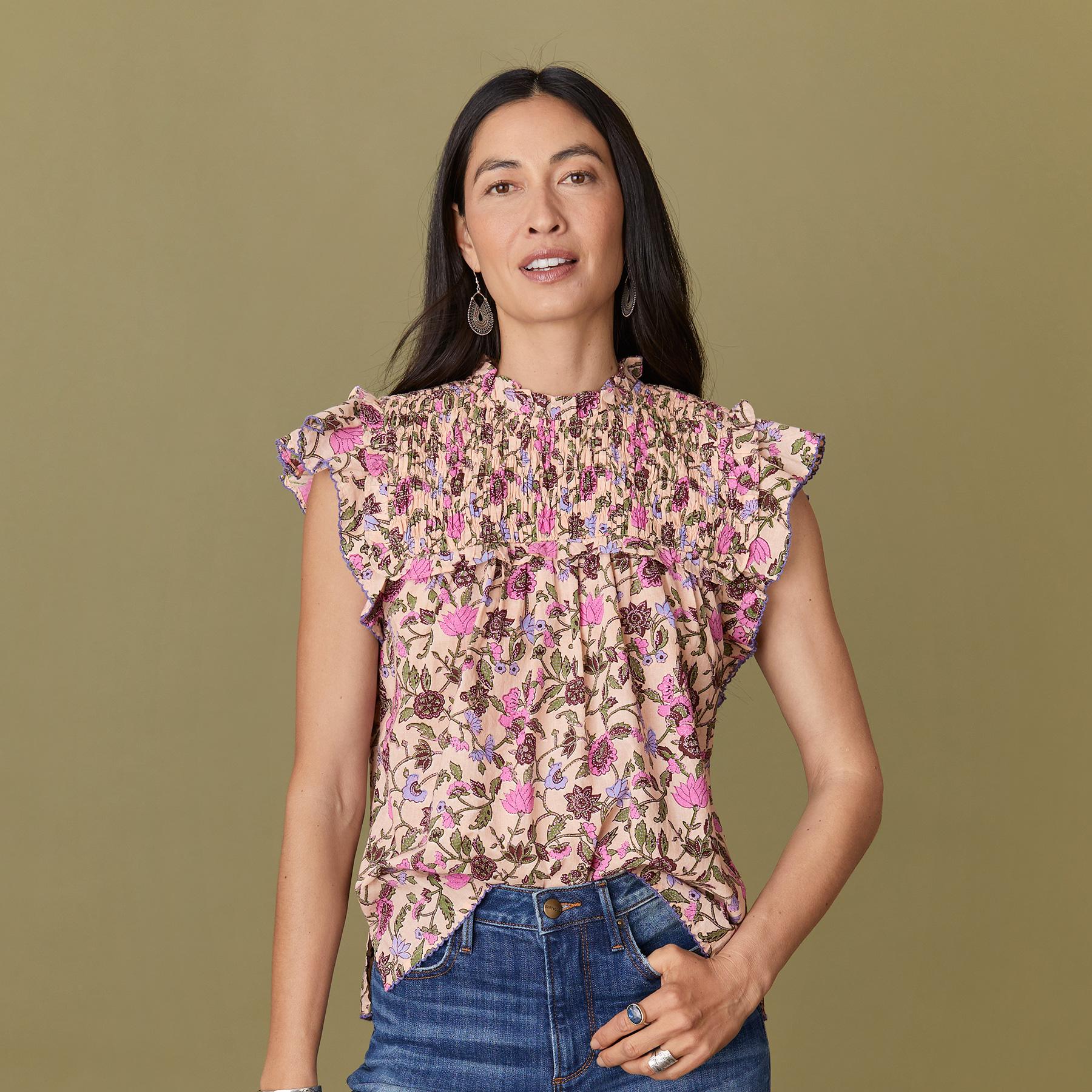 Virginia Ruffle Top | Sundance Outlet