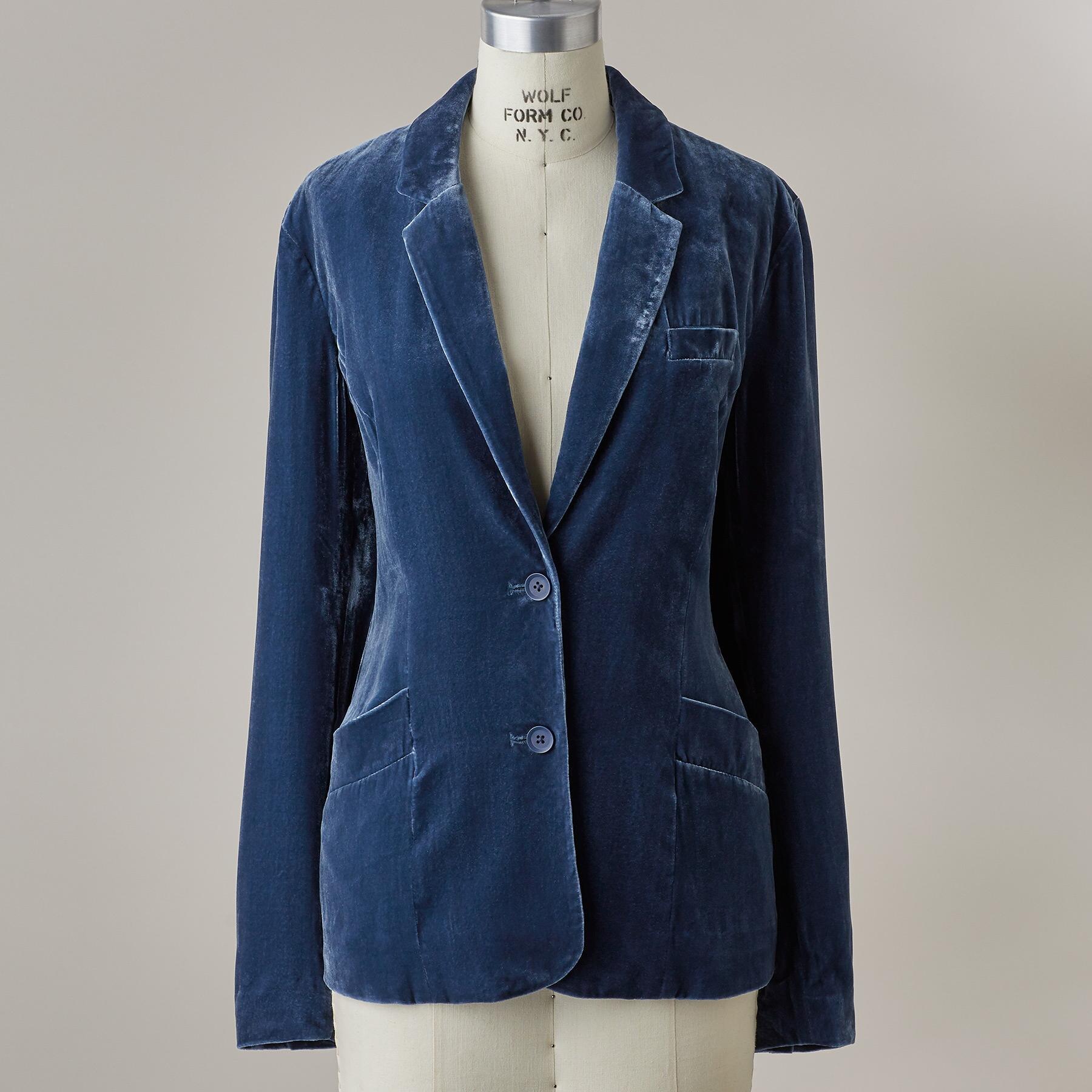 Sofia Velvet Blazer Petite | Sundance Outlet