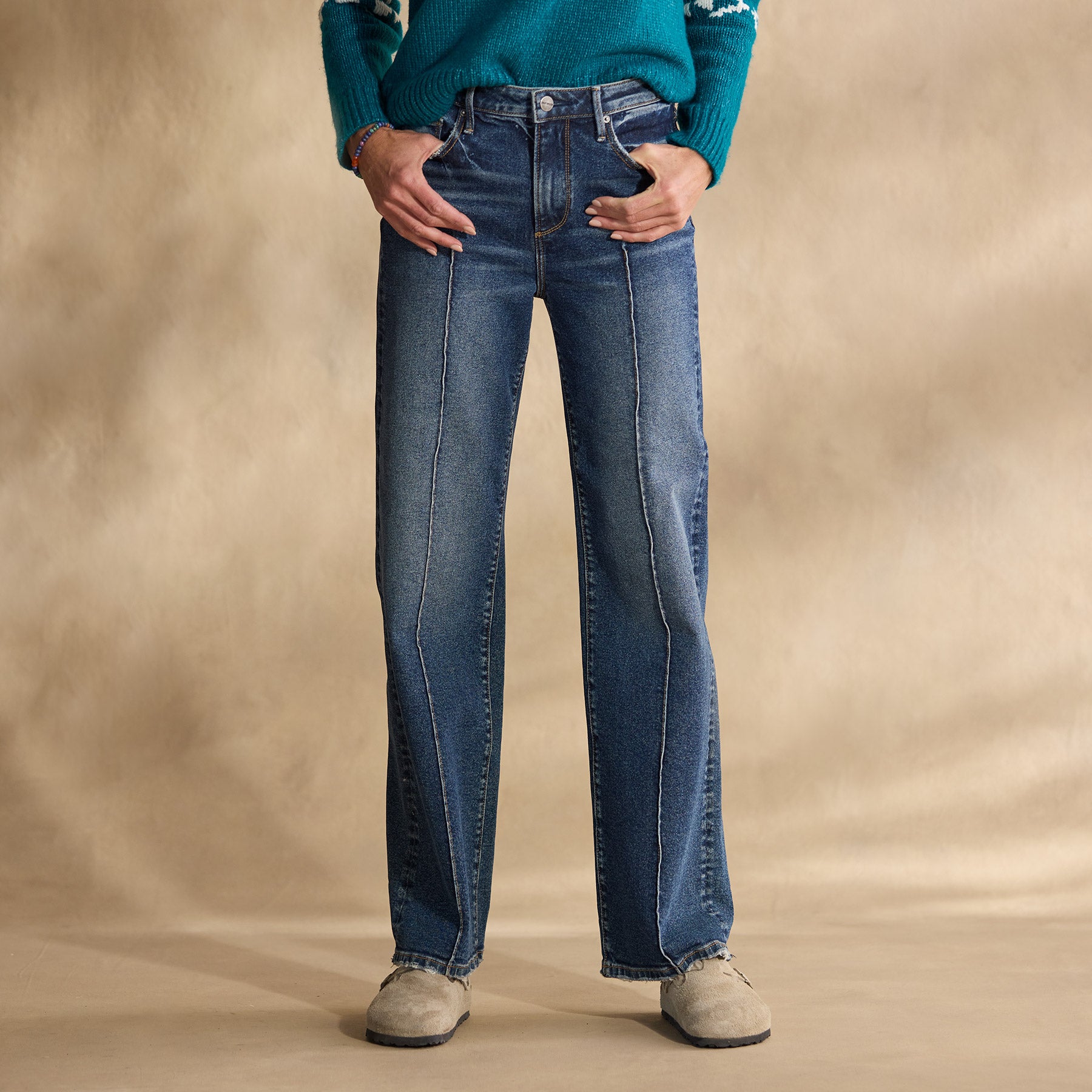 Stacy Vintage Pintuck Jeans | Sundance Outlet