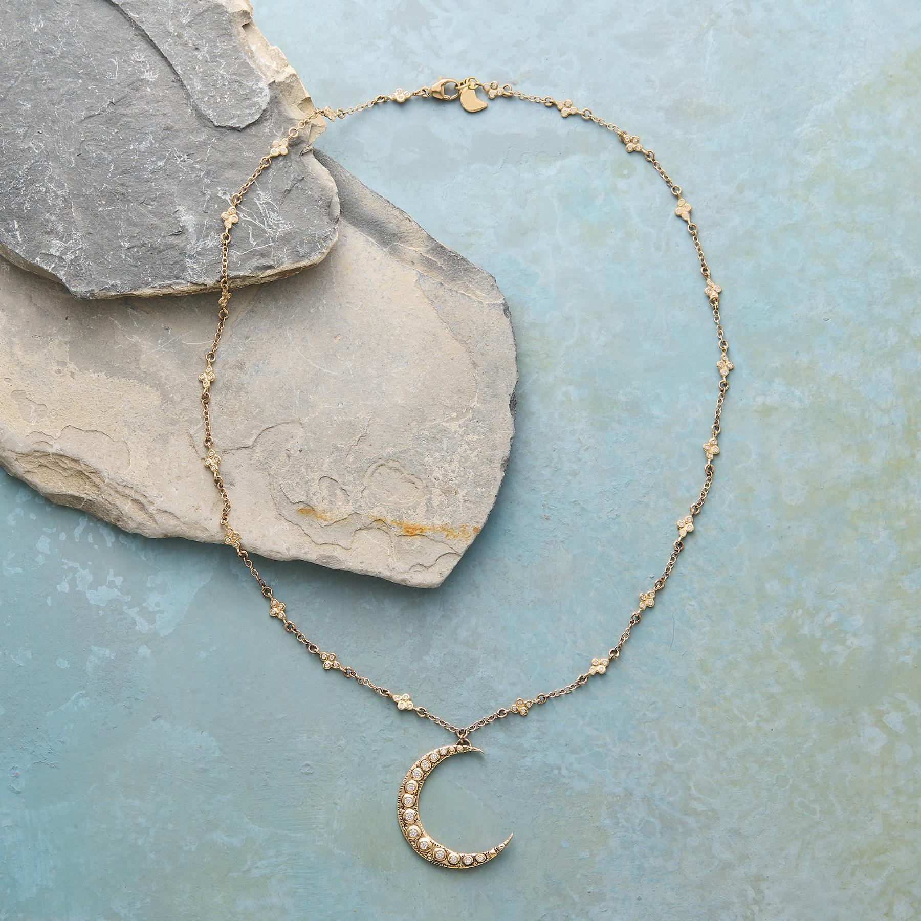 More Than The Moon Necklace - Sundance Catalog