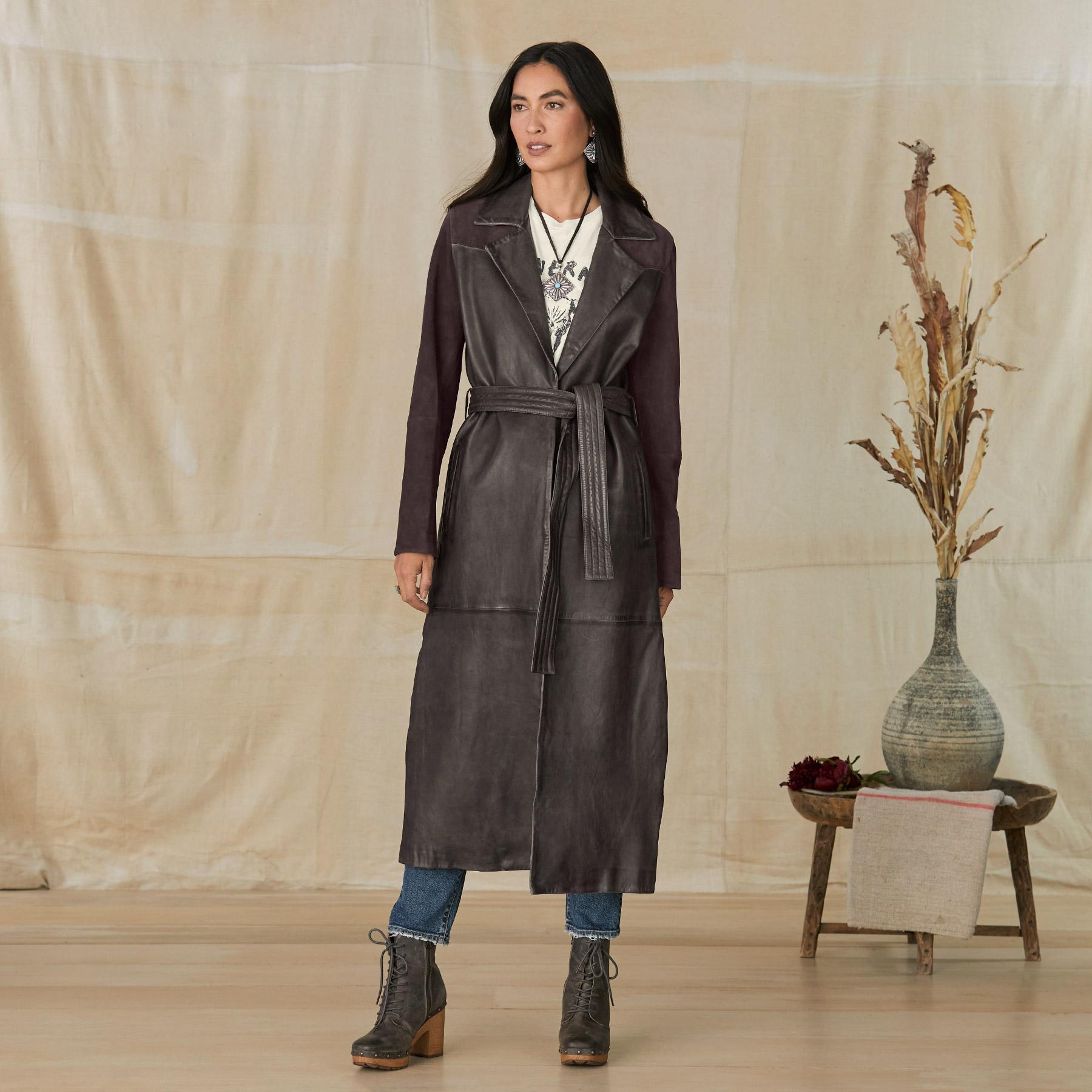 Starla Leather Trenchcoat | Sundance Outlet