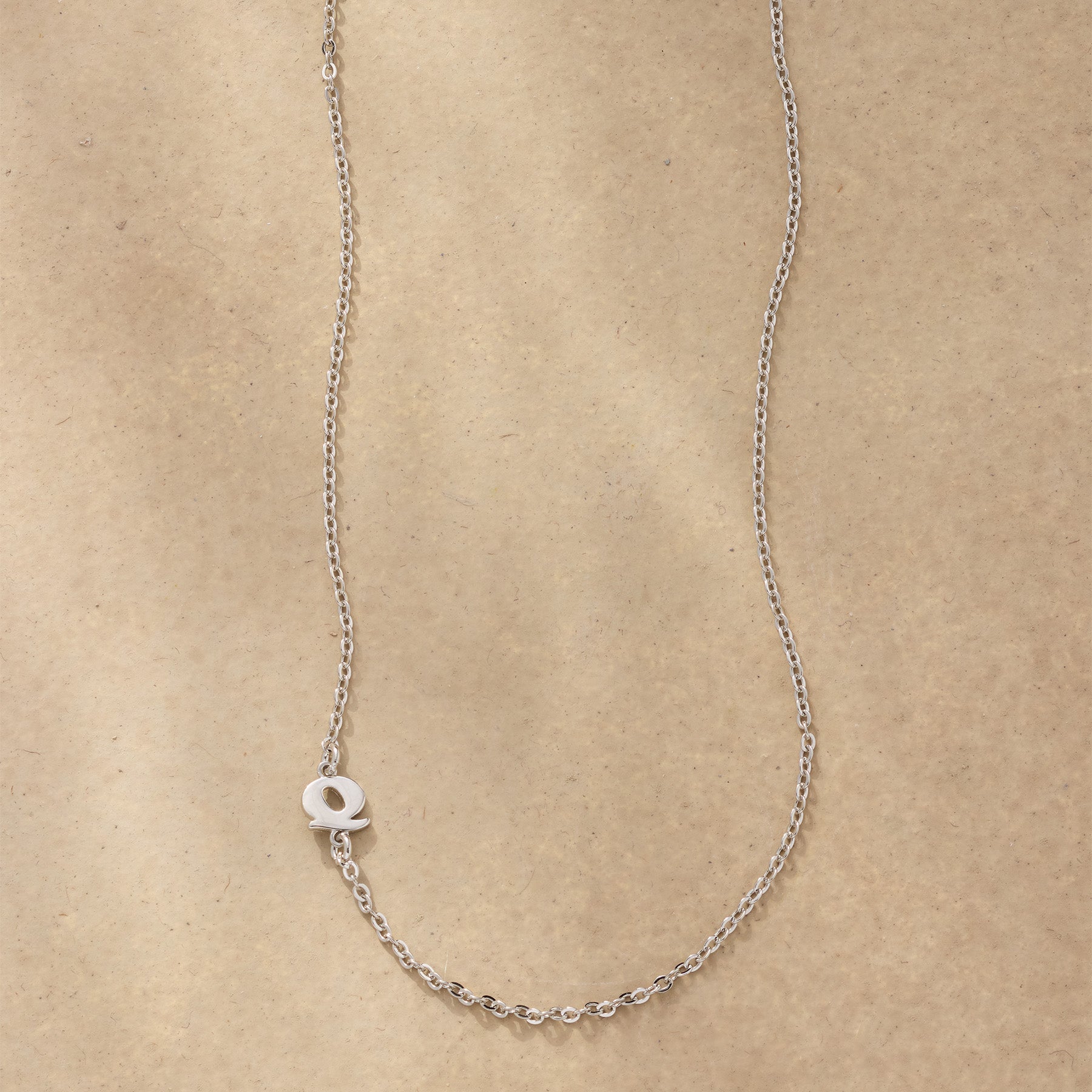 Silver Initial Spark Necklace | Sundance Outlet