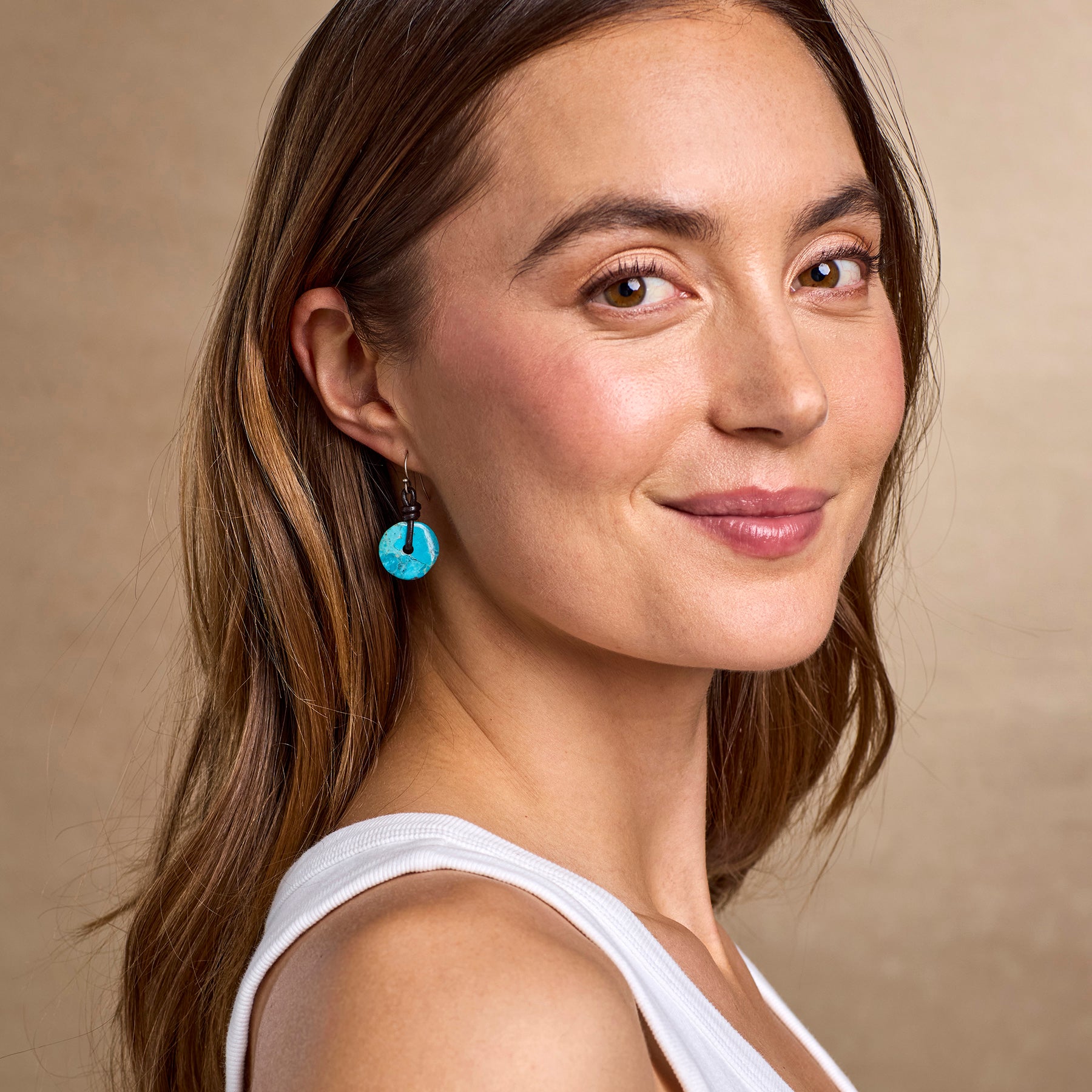 Turquoise Disk Earrings | Sundance Outlet