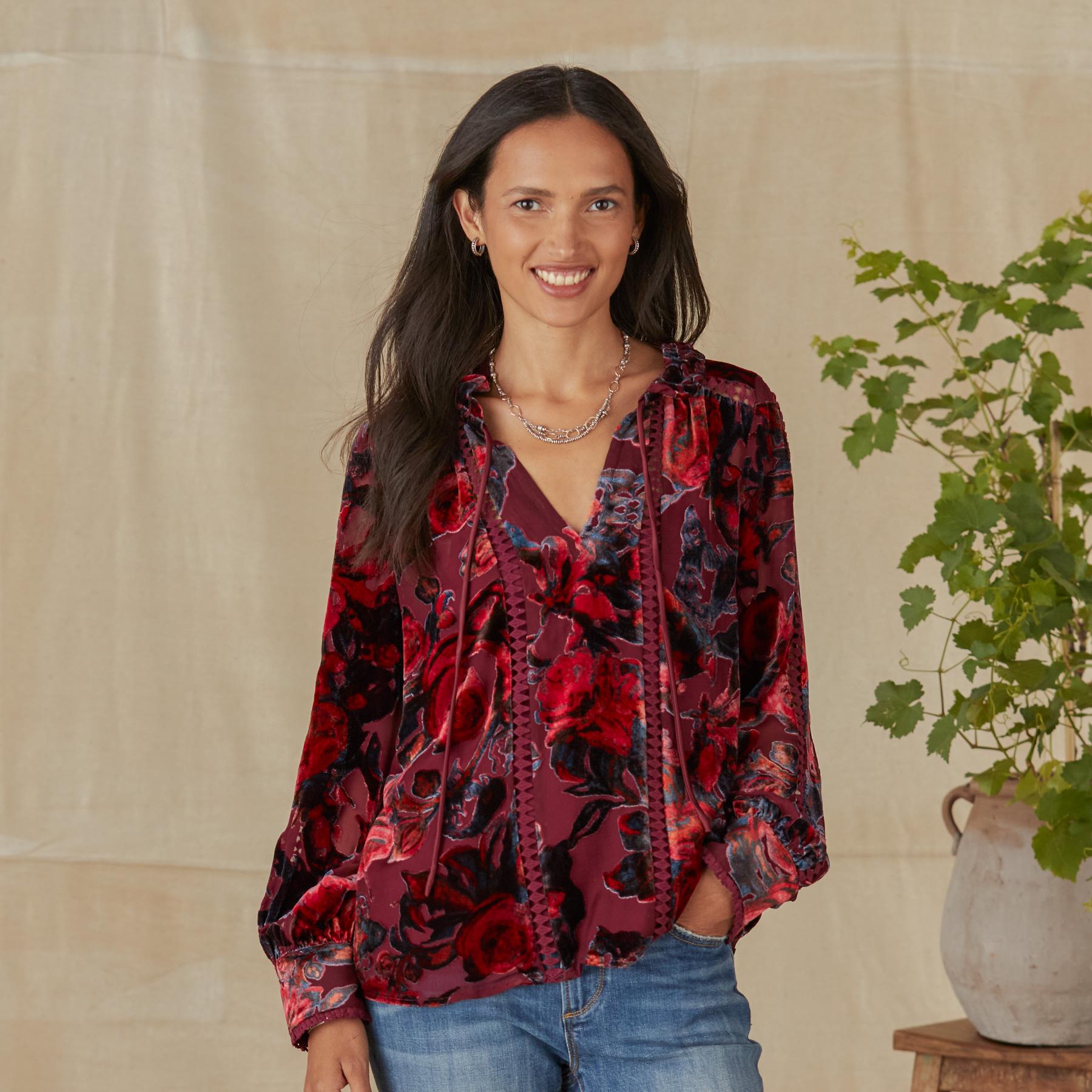 Selene Velvet Top | Sundance Outlet