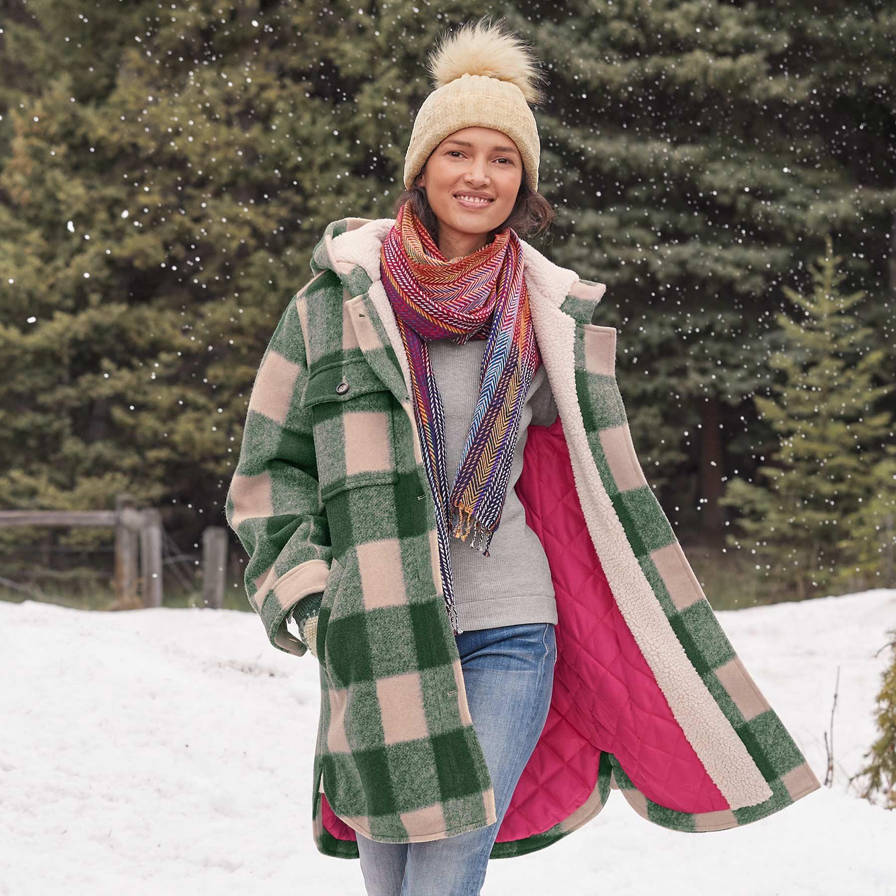 Fireside Plaid Jacket, Petite