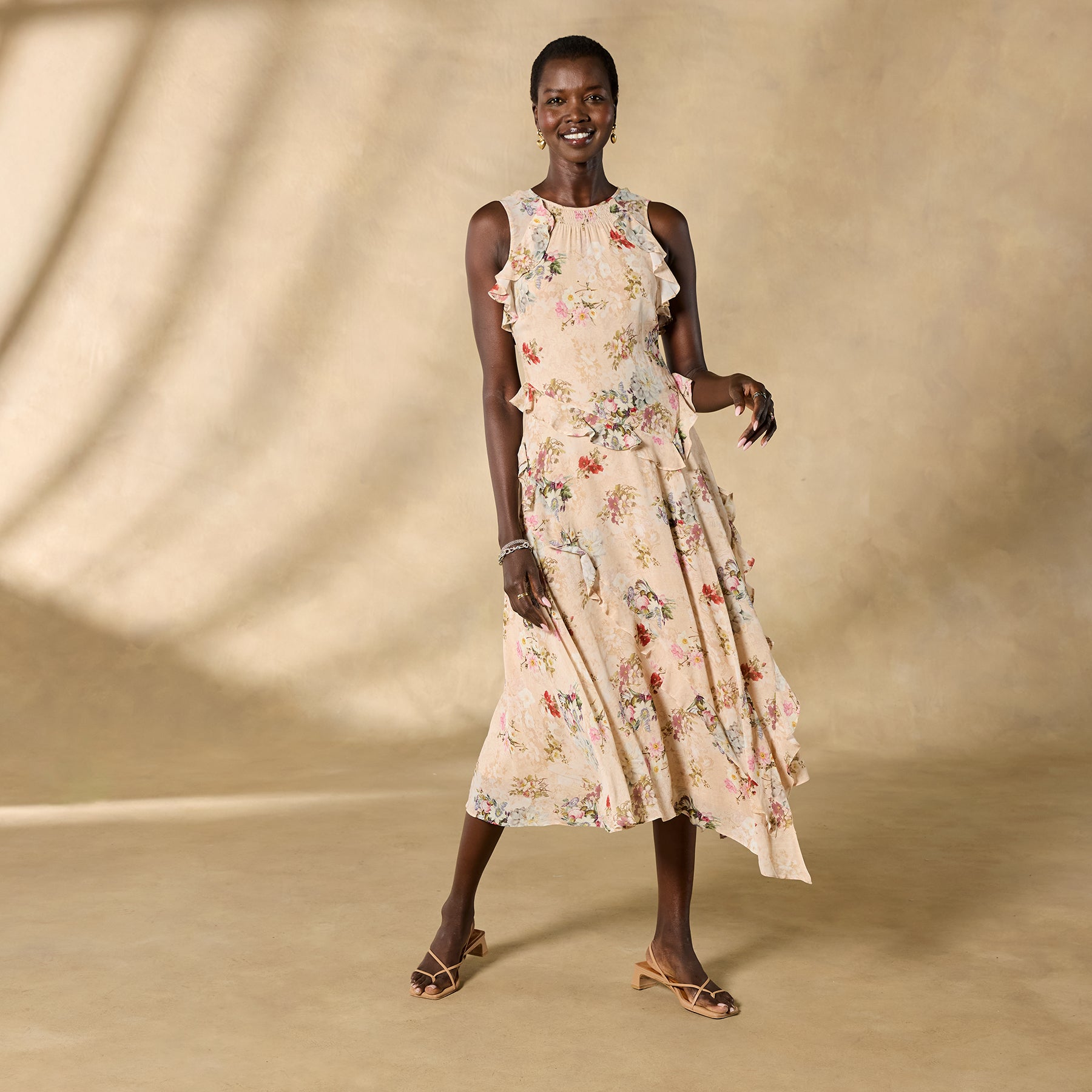 Faye Floral Dress, Petite