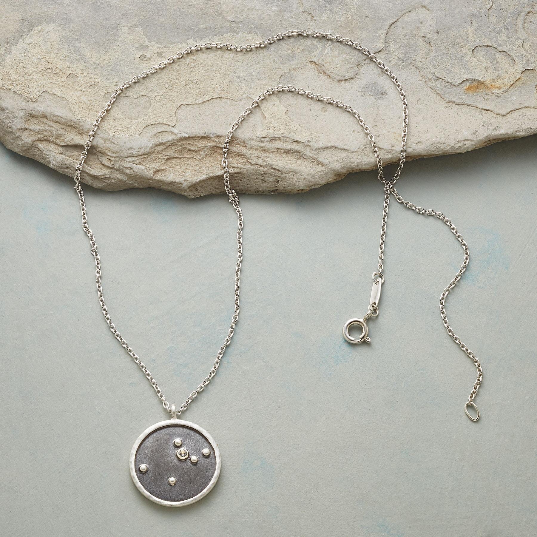 Silver Zodiac Constellation Necklace | Sundance Outlet