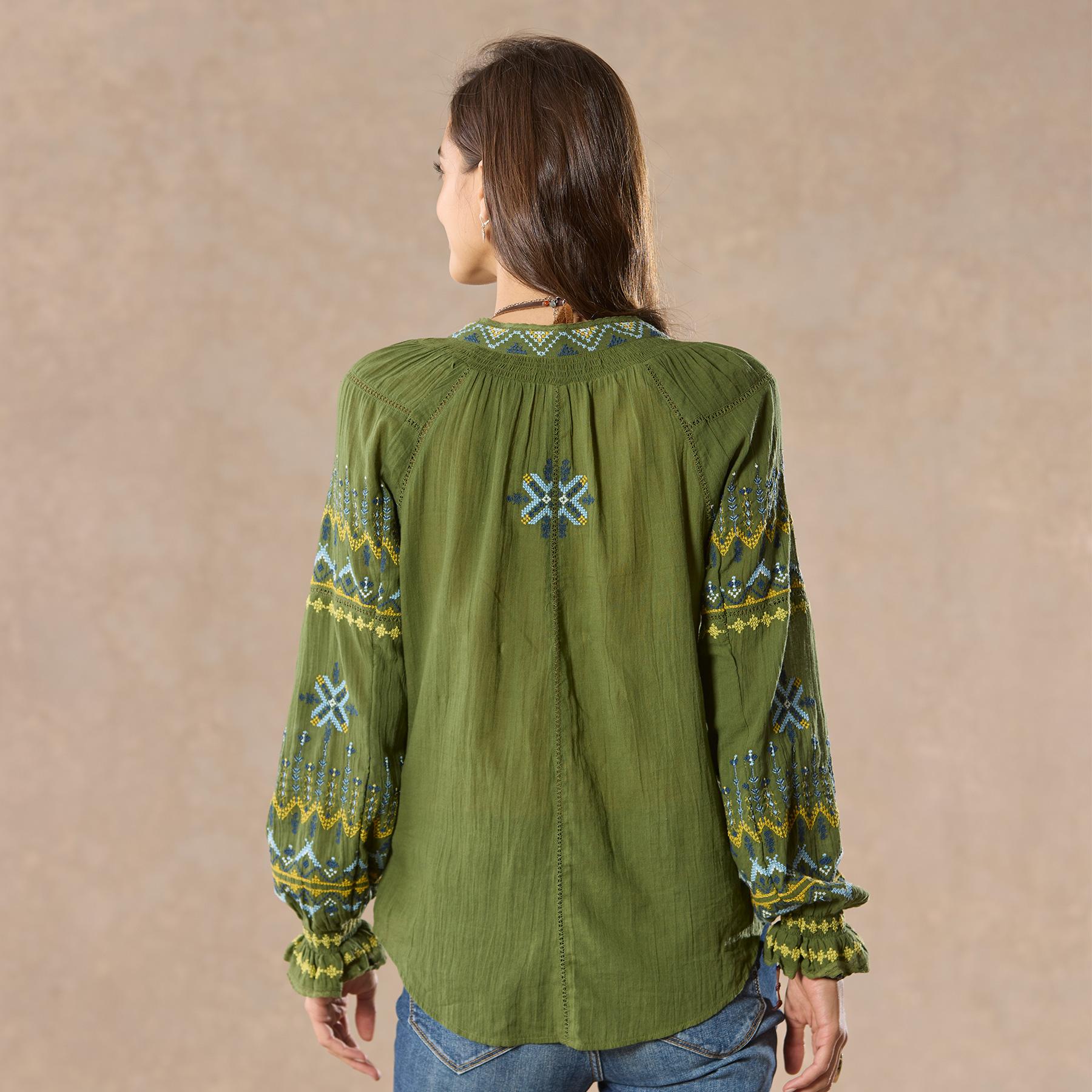 Totora Embroidered Top | Sundance Catalog Outlet