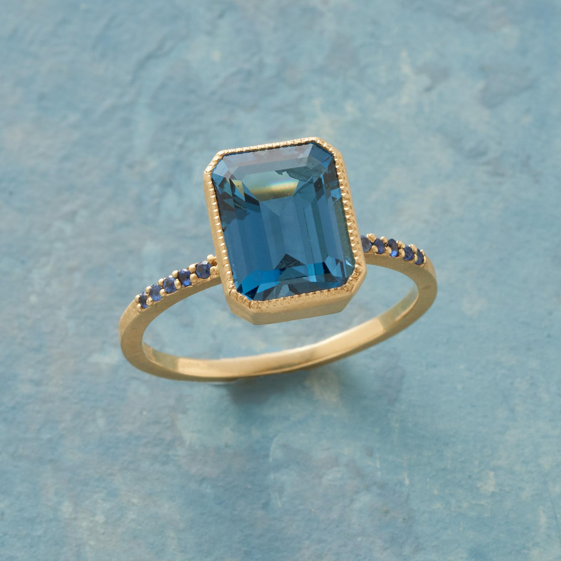 Elegance In Blue Ring - Sundance Catalog