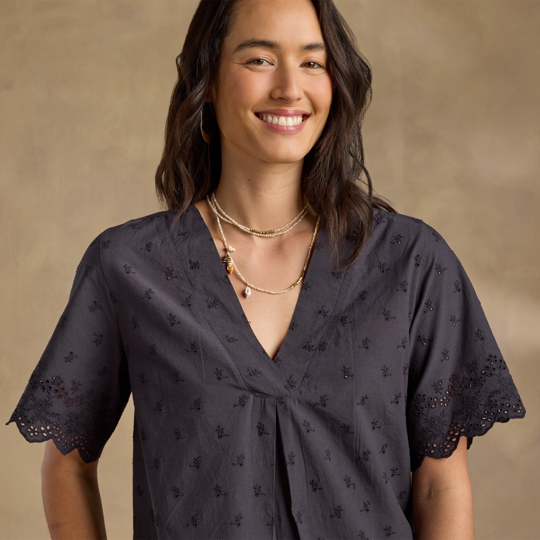 Tara Eyelet Top | Sundance Outlet