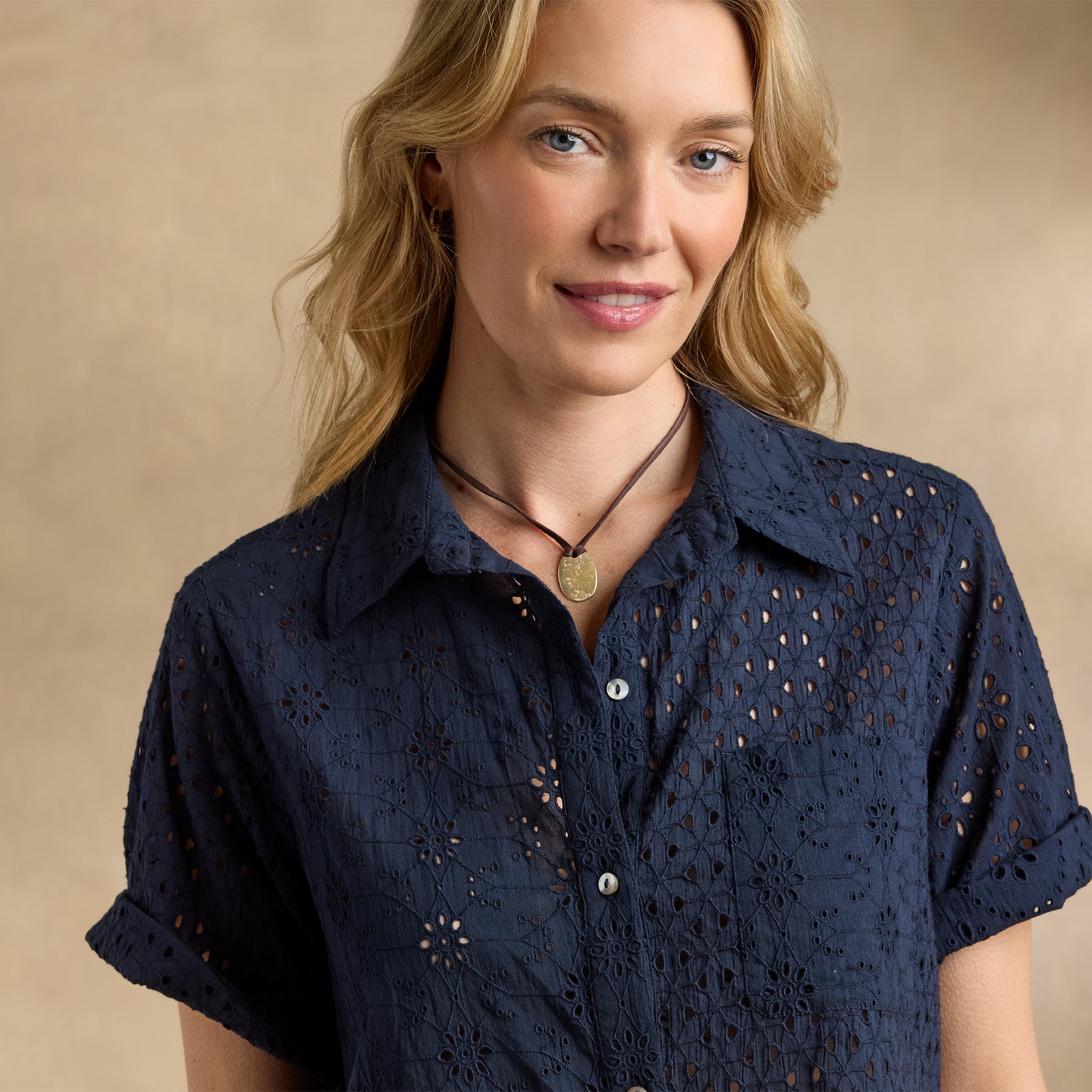Tabitha Eyelet Shirt | Sundance Outlet
