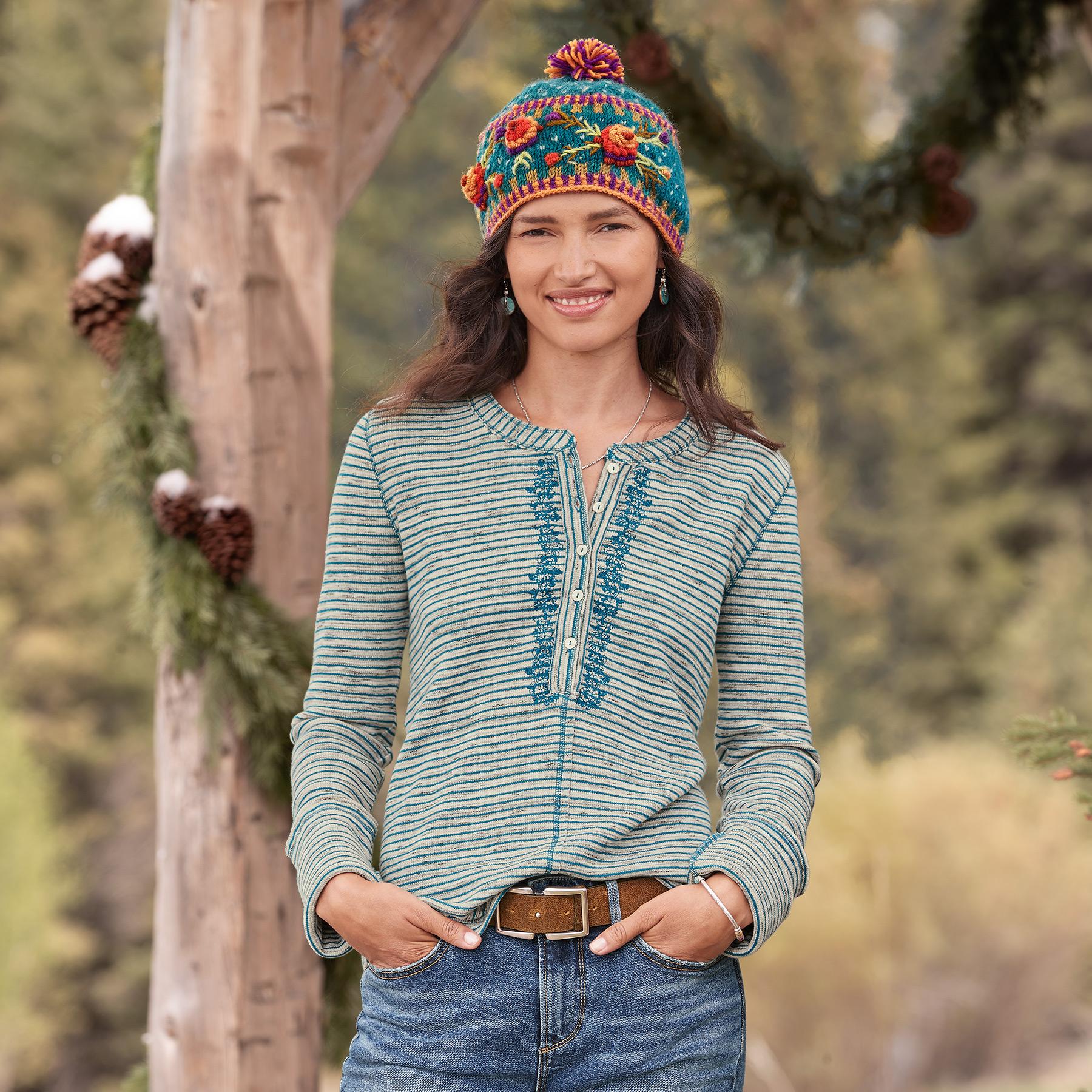 Cabin Cozy Up Henley, Petite