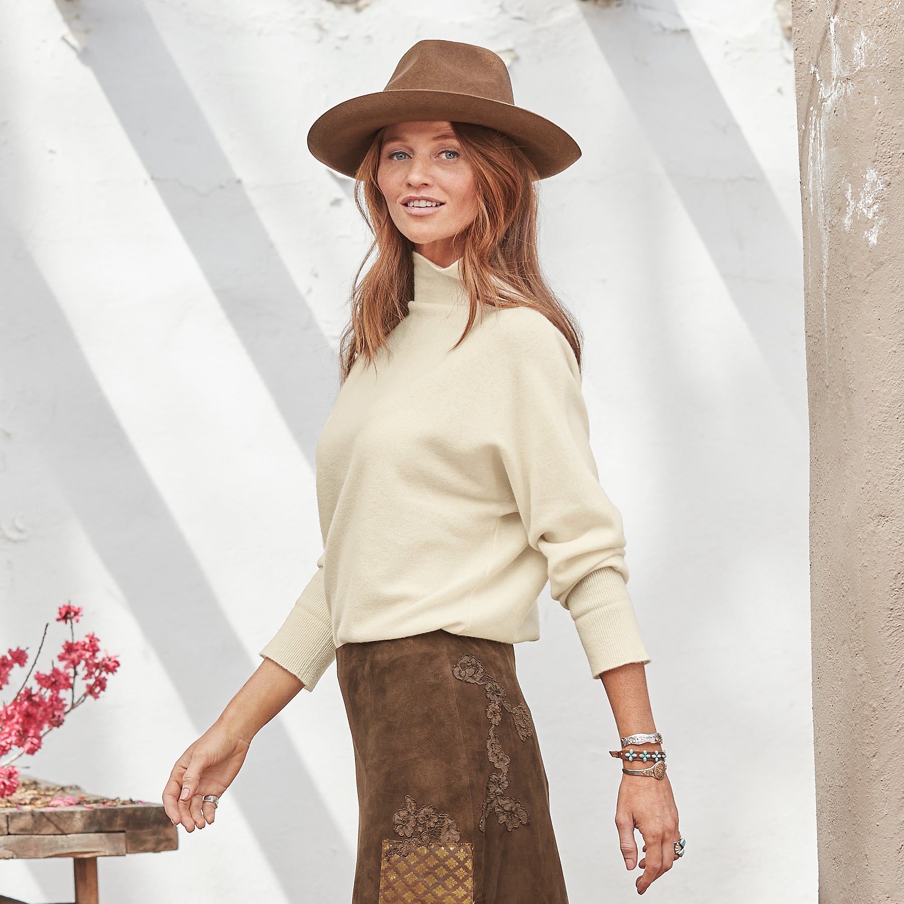 Evianna Cashmere Sweater, Petite
