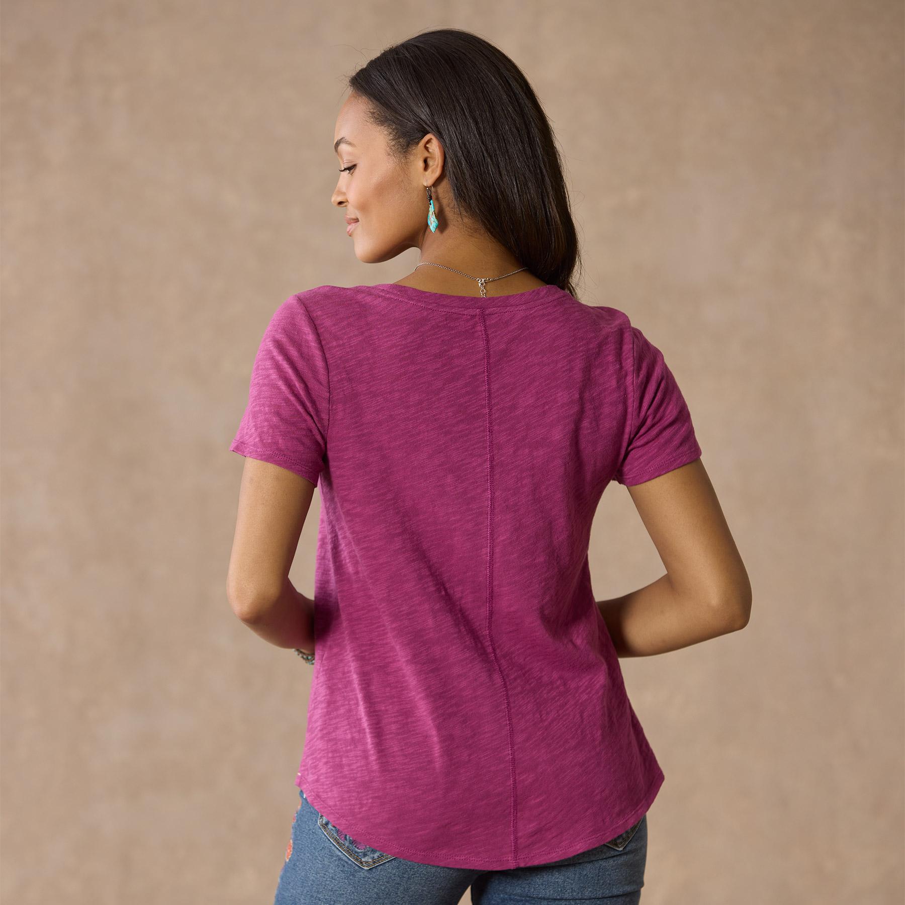 Ultimate Airy Slub Scoopneck Tee | Sundance Outlet