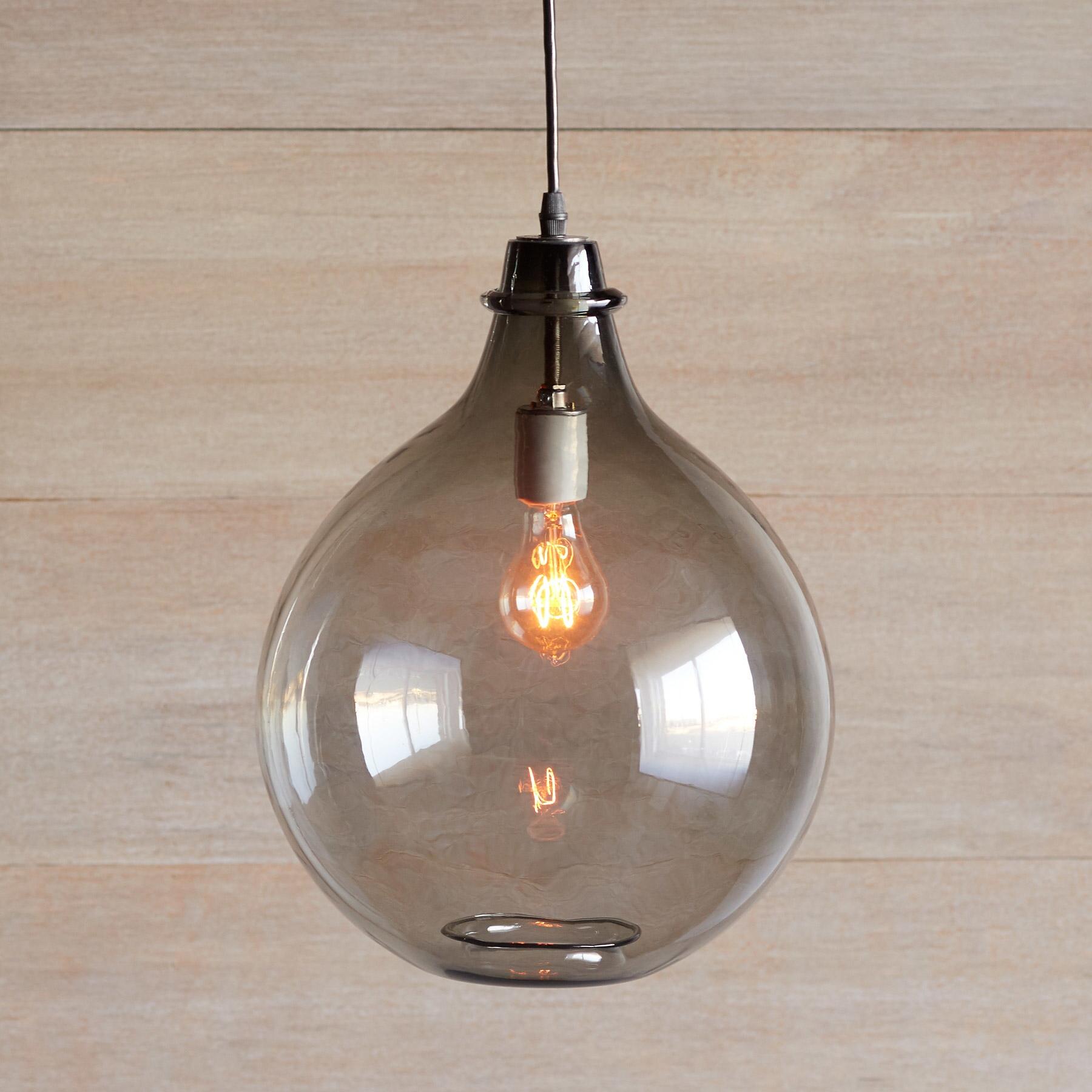Salon Glass Demijohn Pendant Light