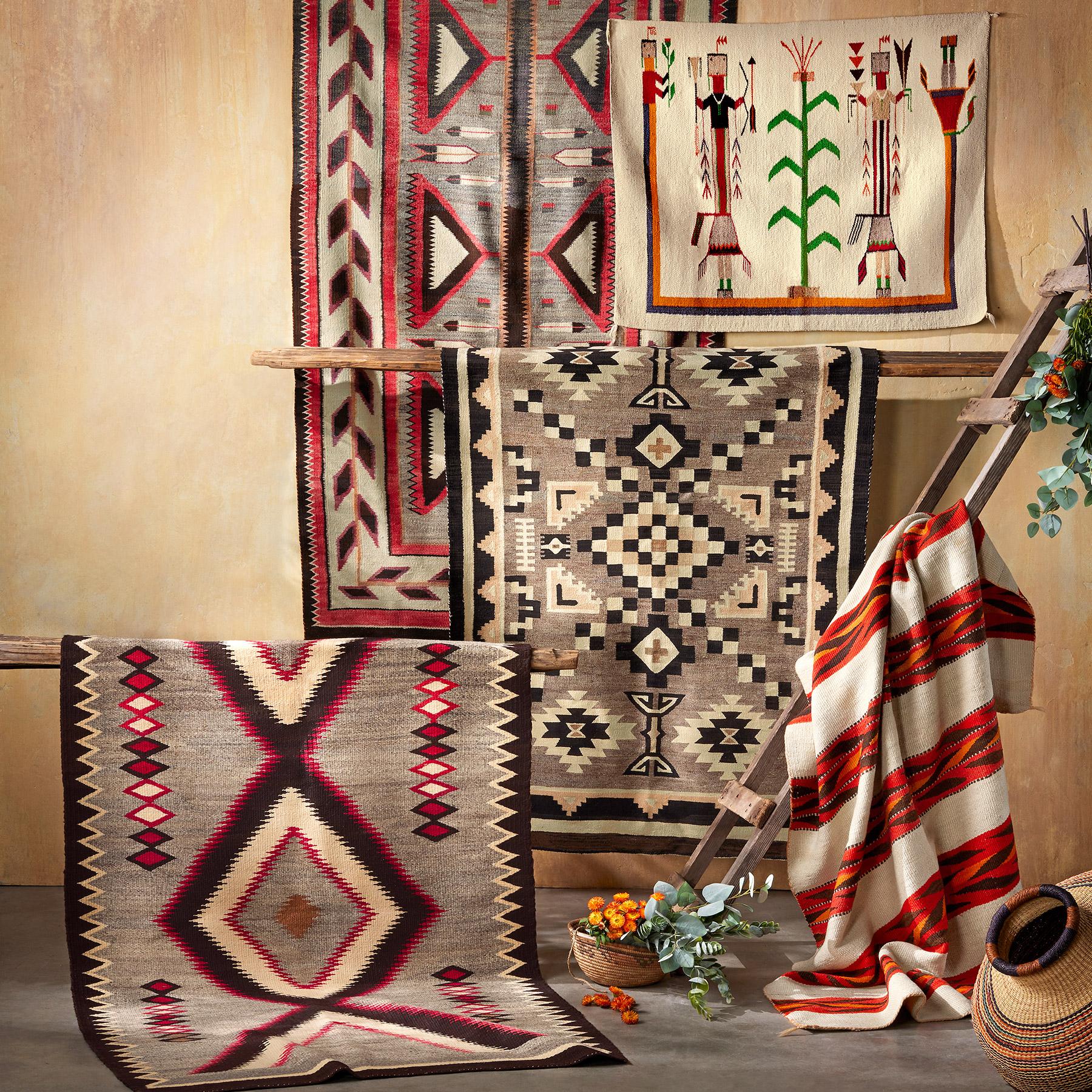 1880S Wearing Blanket Weaving