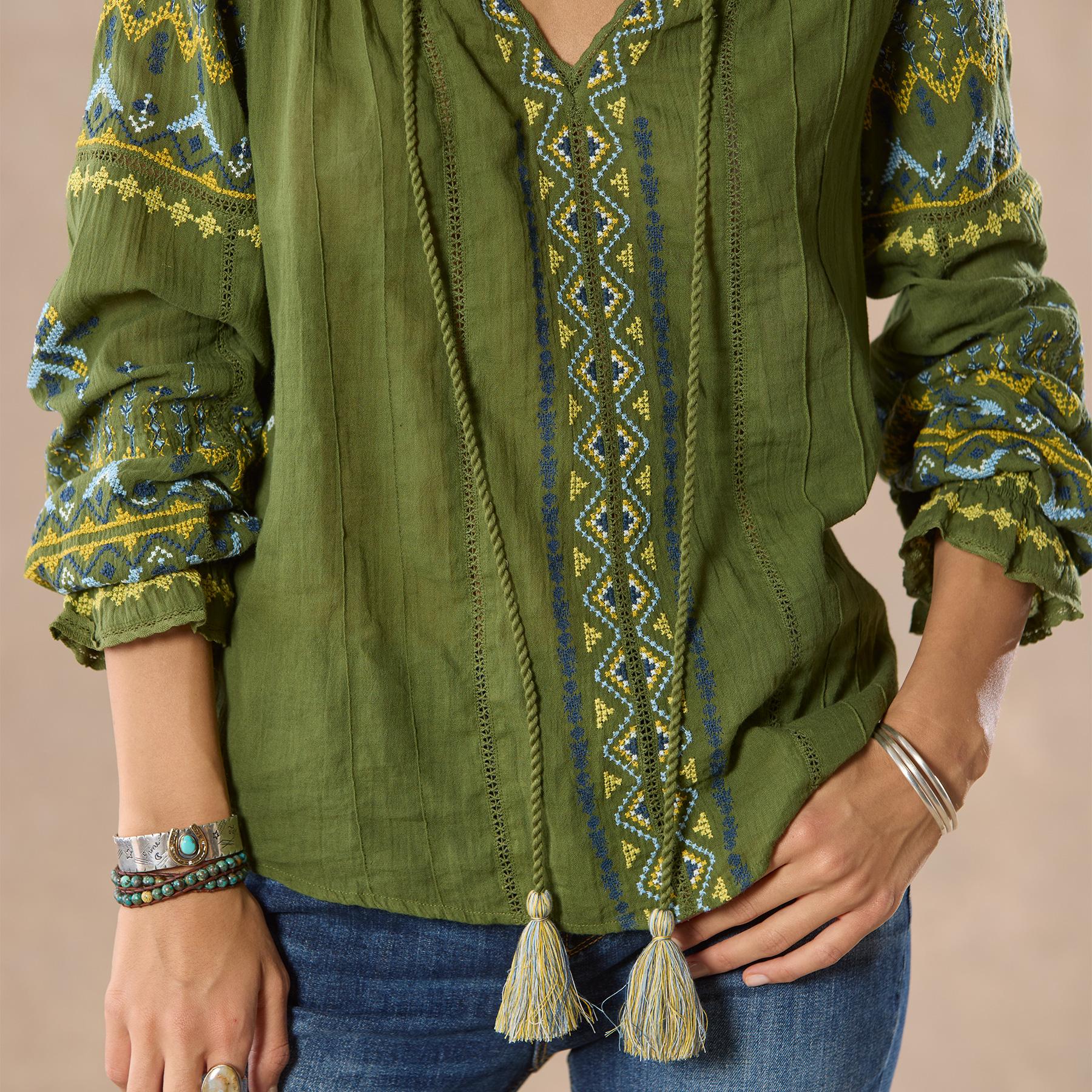 Totora Embroidered Top | Sundance Catalog Outlet