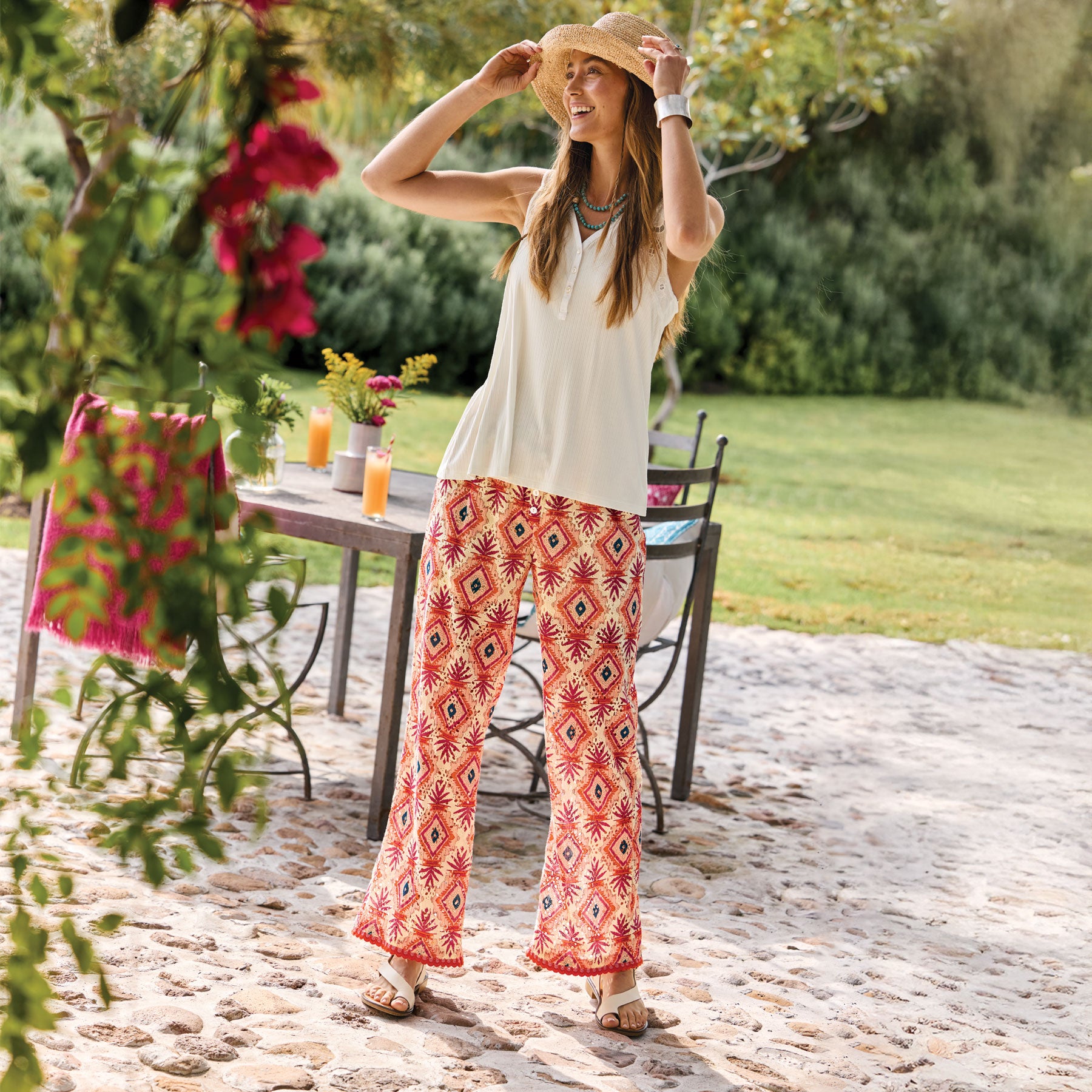 Zola Eyelet Pants | Sundance Outlet