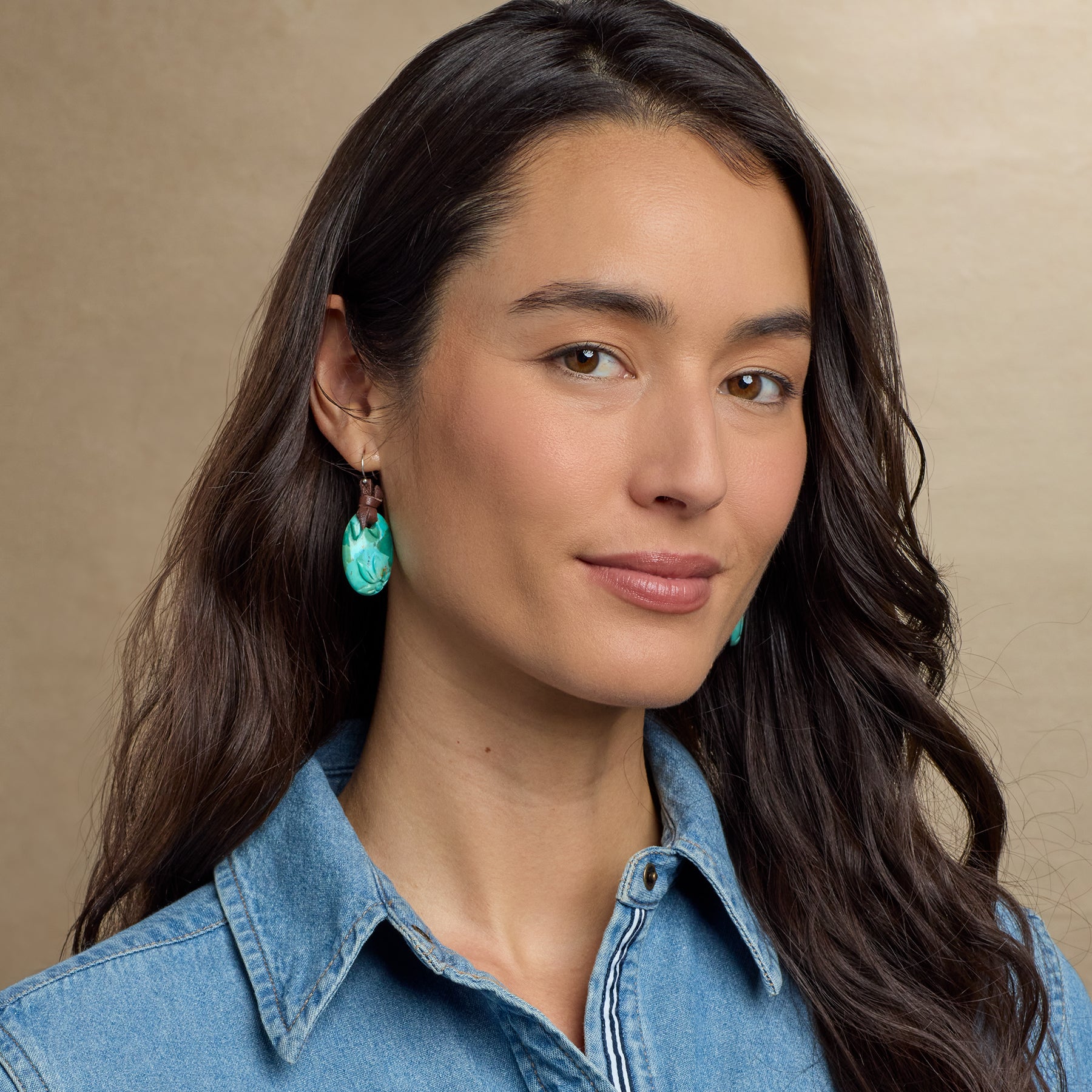 Turquoise Cartouche Earrings | Sundance Outlet