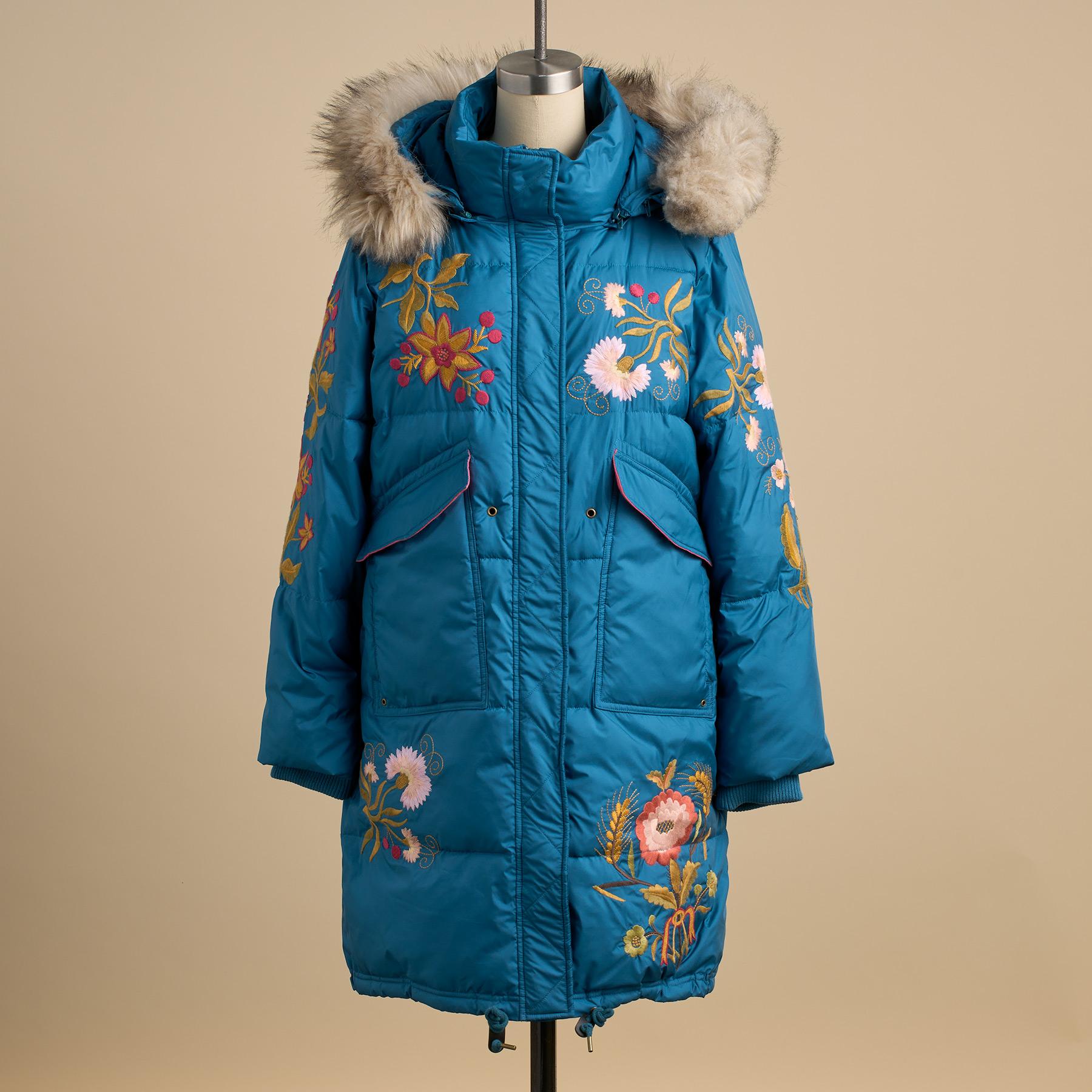 Snowflower Puffer Coat, Petite | Sundance Outlet