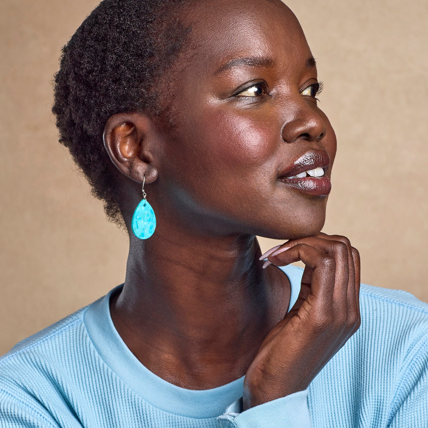 Turquoise Tears Earrings | Sundance Outlet