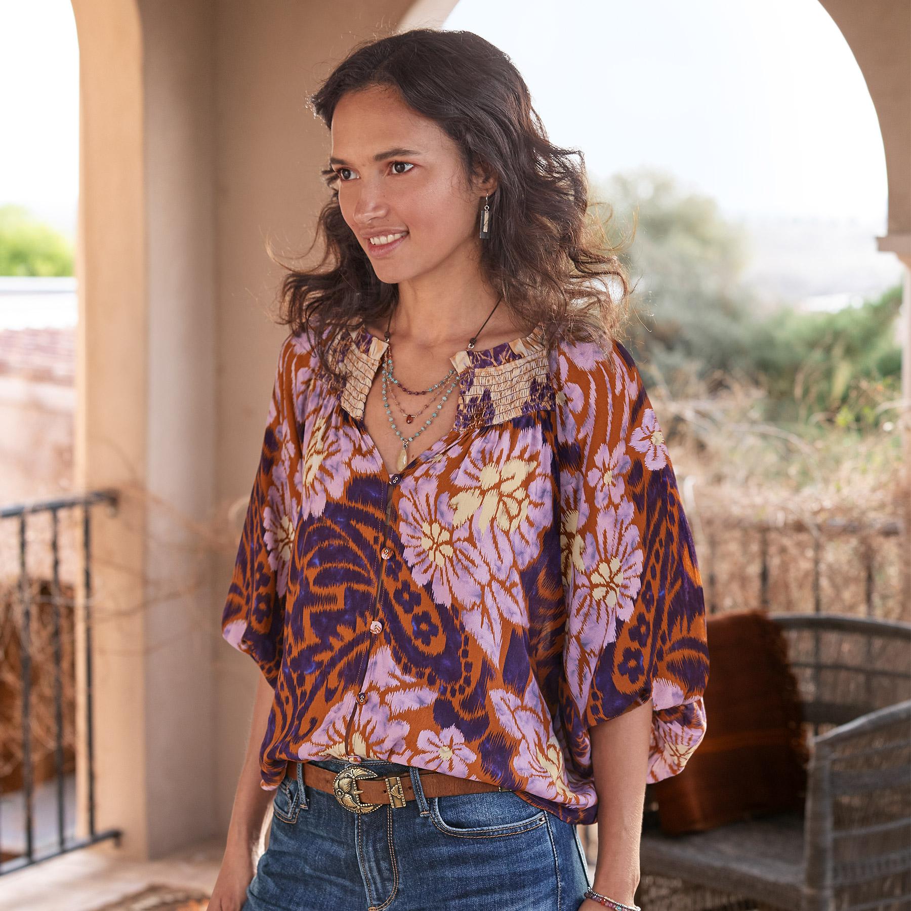 Tonya Tapestry Top | Sundance Outlet
